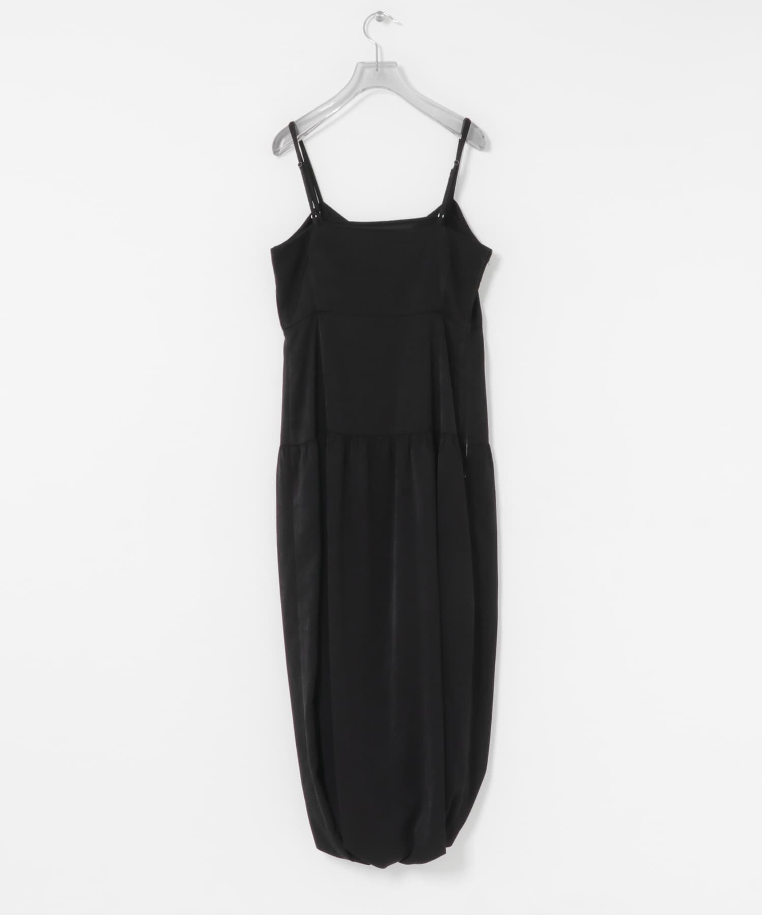 SATORU SASAKI　DOUBLE-CAMISOLE DRESS BLACK 1