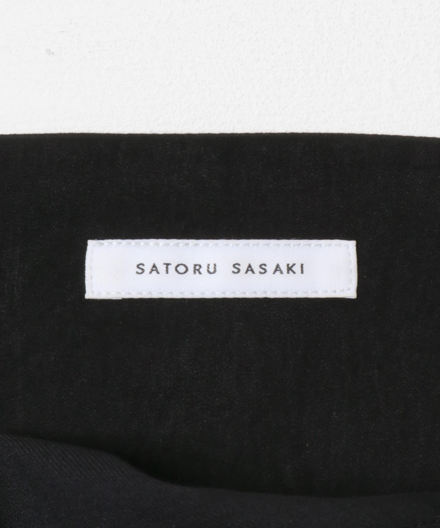 SATORU SASAKI　DOUBLE-CAMISOLE DRESS BLACK 1