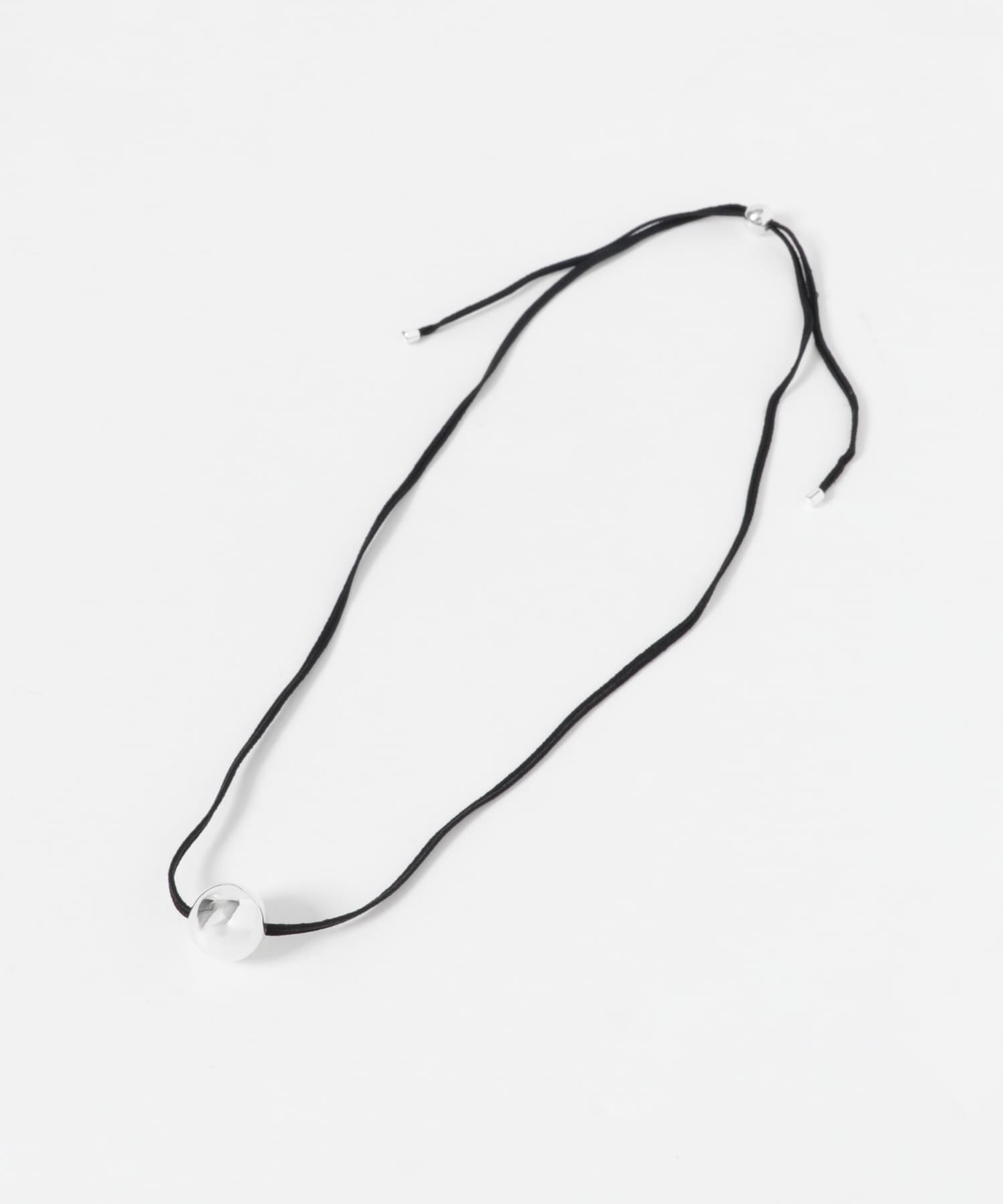 Camille Surault　Pippa cord necklace Silver -