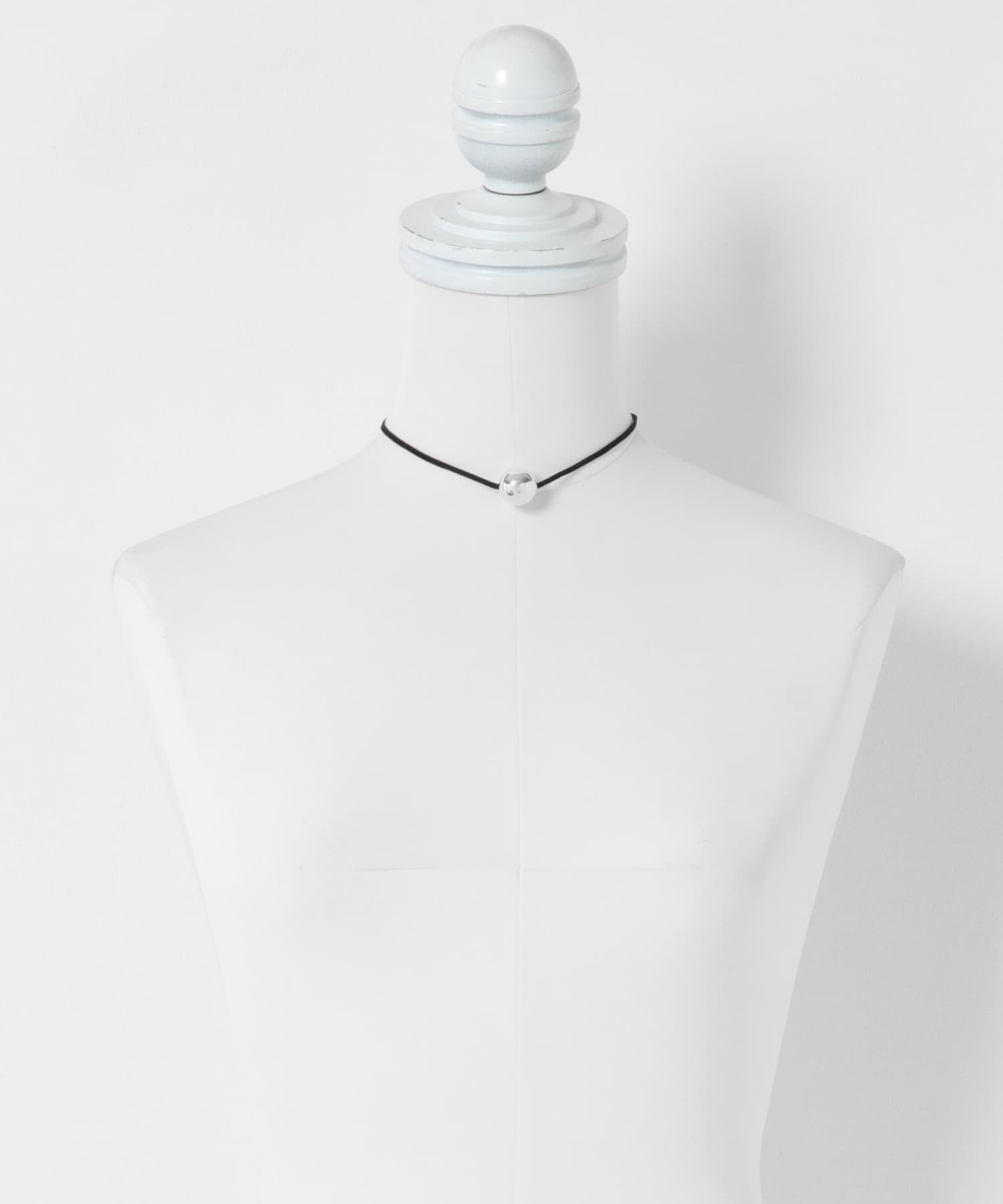 Camille Surault　Pippa cord necklace Silver -