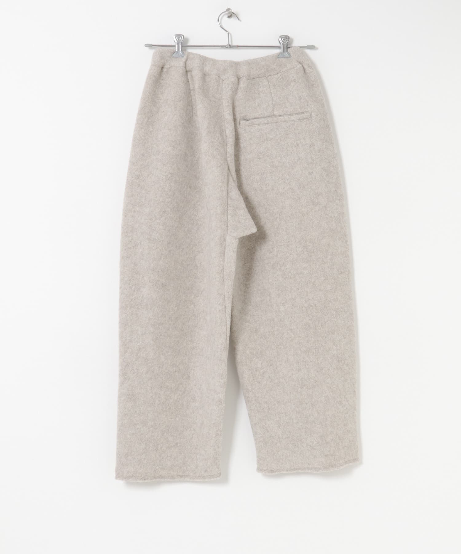 SEEALL　TWISTED SWEAT PANTS NATURAL 2