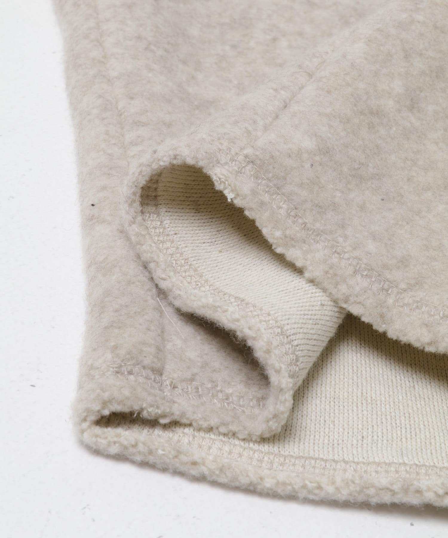SEEALL　TWISTED SWEAT PANTS NATURAL 2