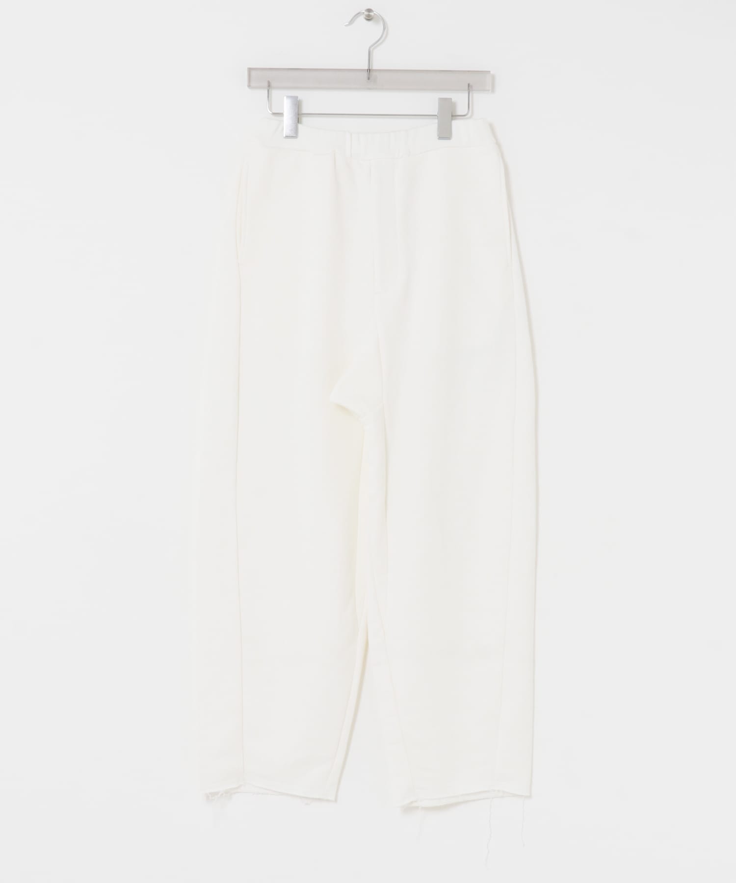 SEEALL　TWISTED SWEAT PANTS WHITE 2
