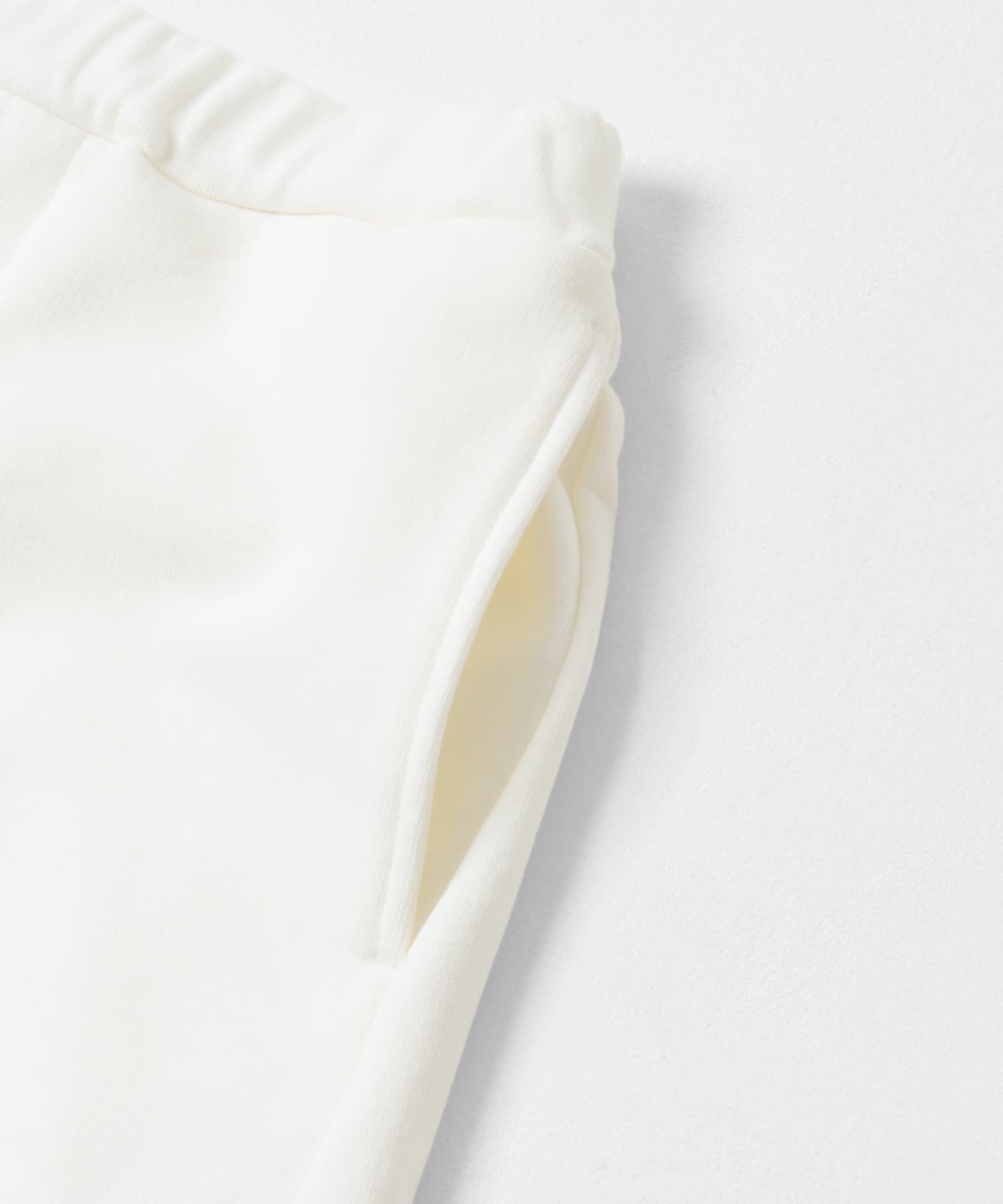 SEEALL　TWISTED SWEAT PANTS WHITE 2