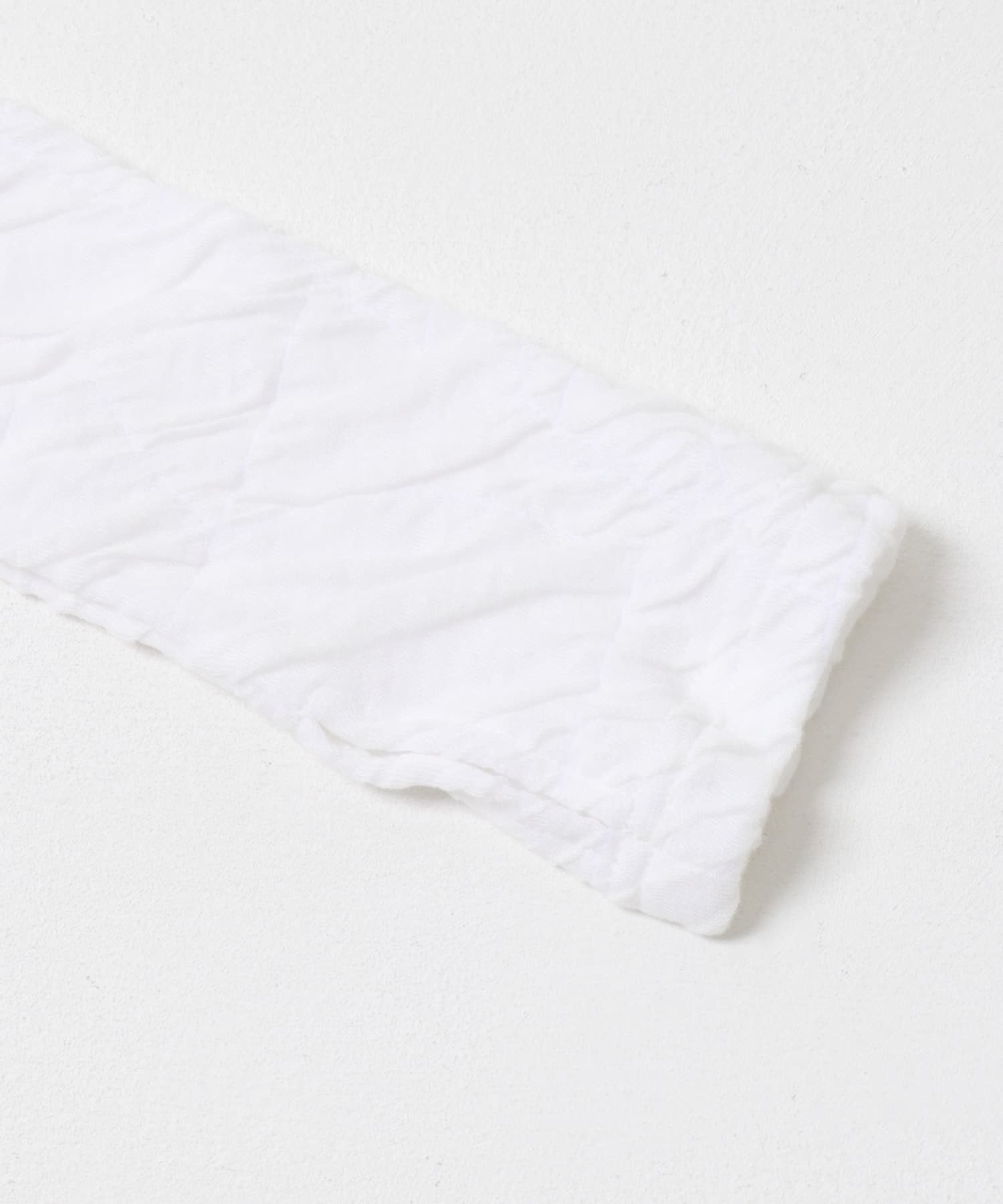 SEEALL　JACQUARD HIGH NECK TOP WHITE M