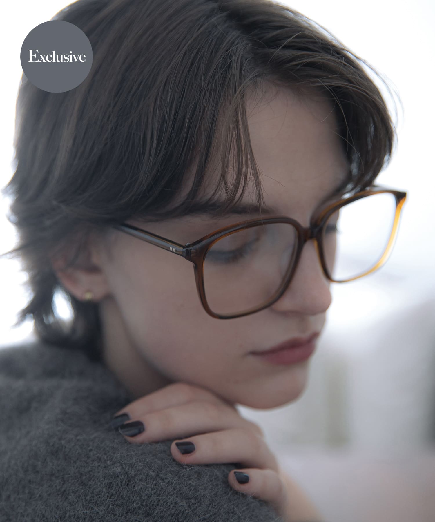 『別注』KANEKO OPTICAL×URBAN RESEARCH　スクエアクリアUVレンズ