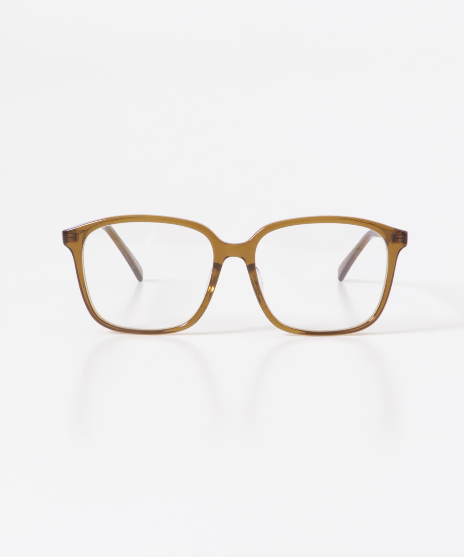 『別注』KANEKO OPTICAL×URBAN RESEARCH　スクエアクリアUVレンズ クリアブラウン -