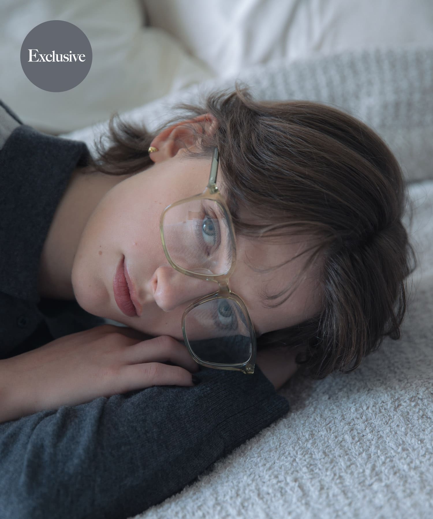 『別注』KANEKO OPTICAL×URBAN RESEARCH　スクエアクリアUVレンズ