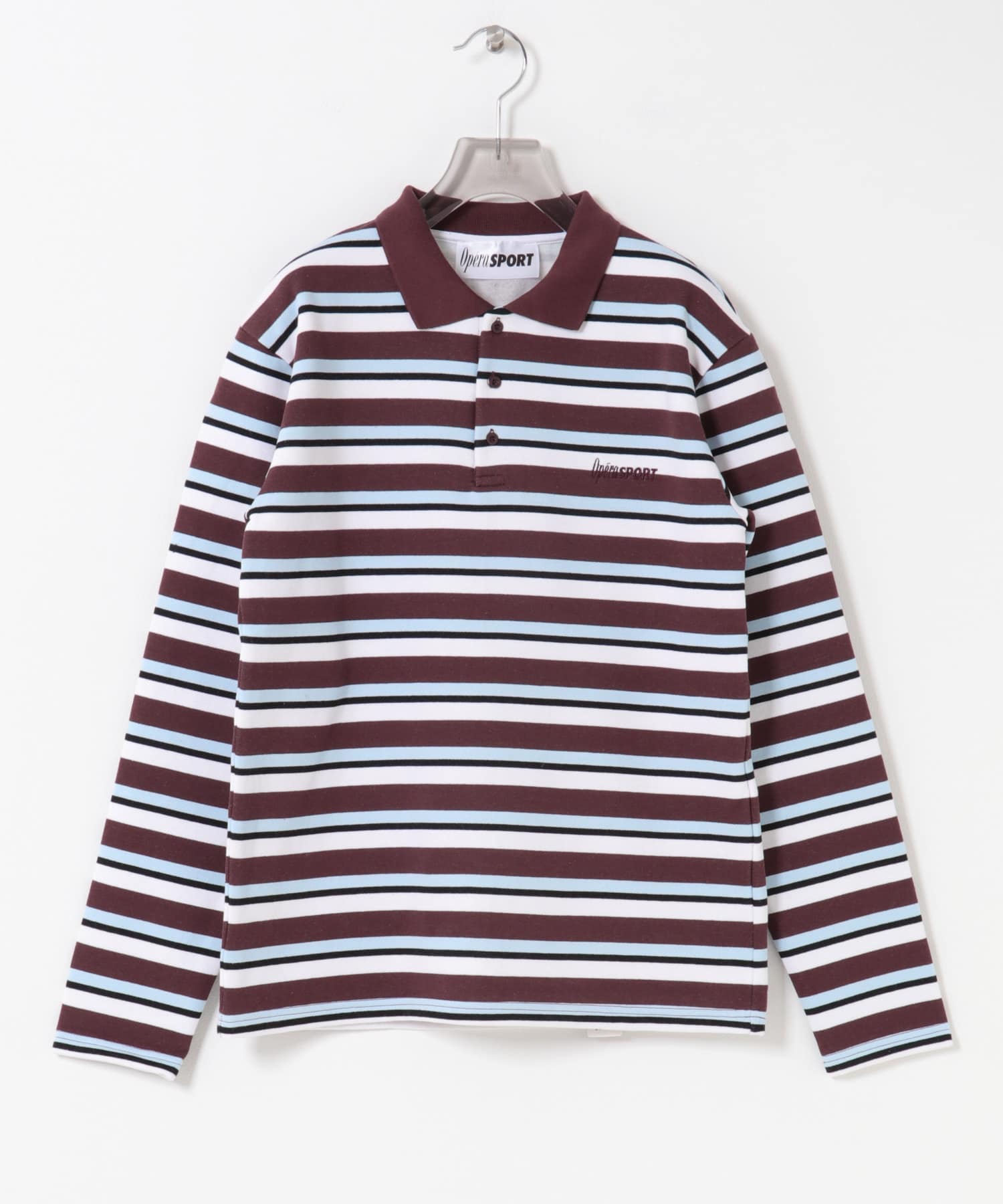 OperaSPORT　ROLAND UNISEX POLO stripes S
