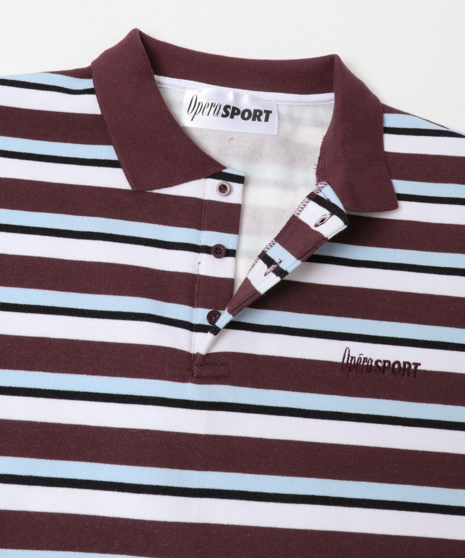 OperaSPORT　ROLAND UNISEX POLO stripes S