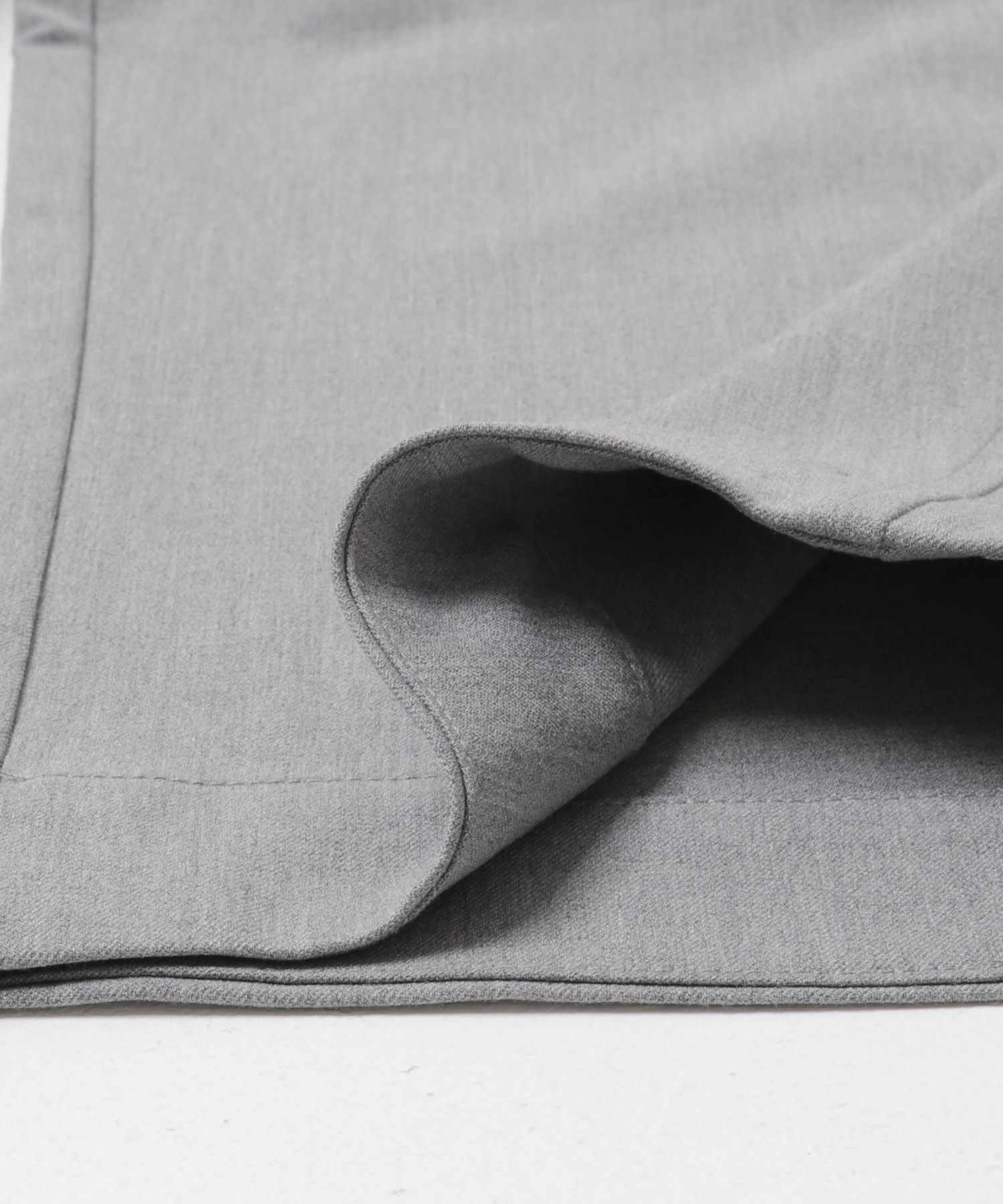 STUDIO DOE　cocoon wide leg suit pants GREY S
