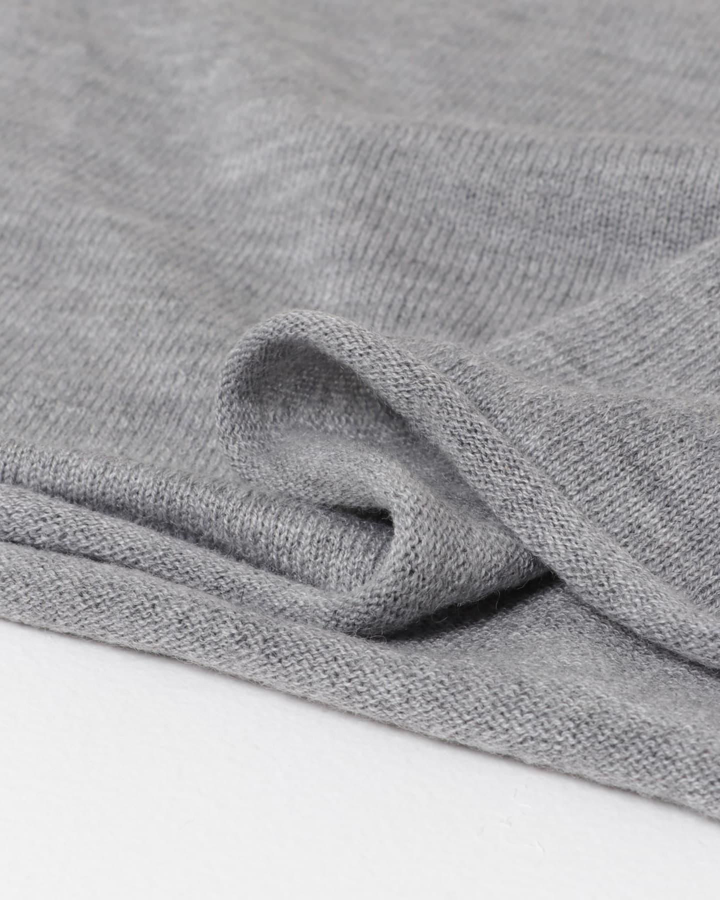 STUDIO DOE　French Sleeve Knit Top GREY S