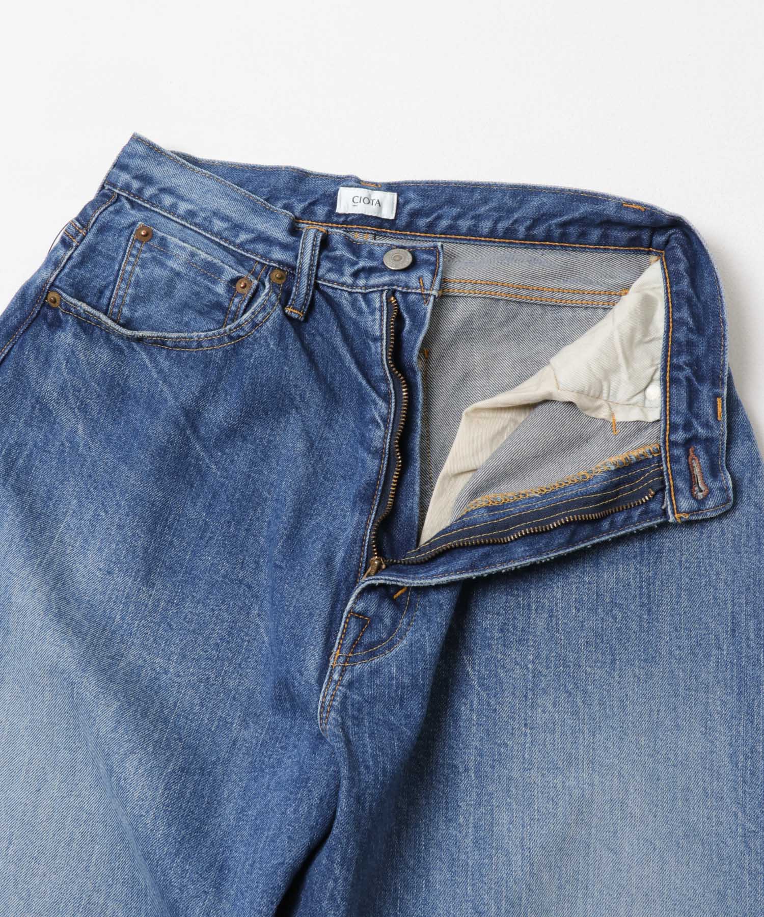 CIOTA　High-rise 5 Pocket Pants MDBL D 26