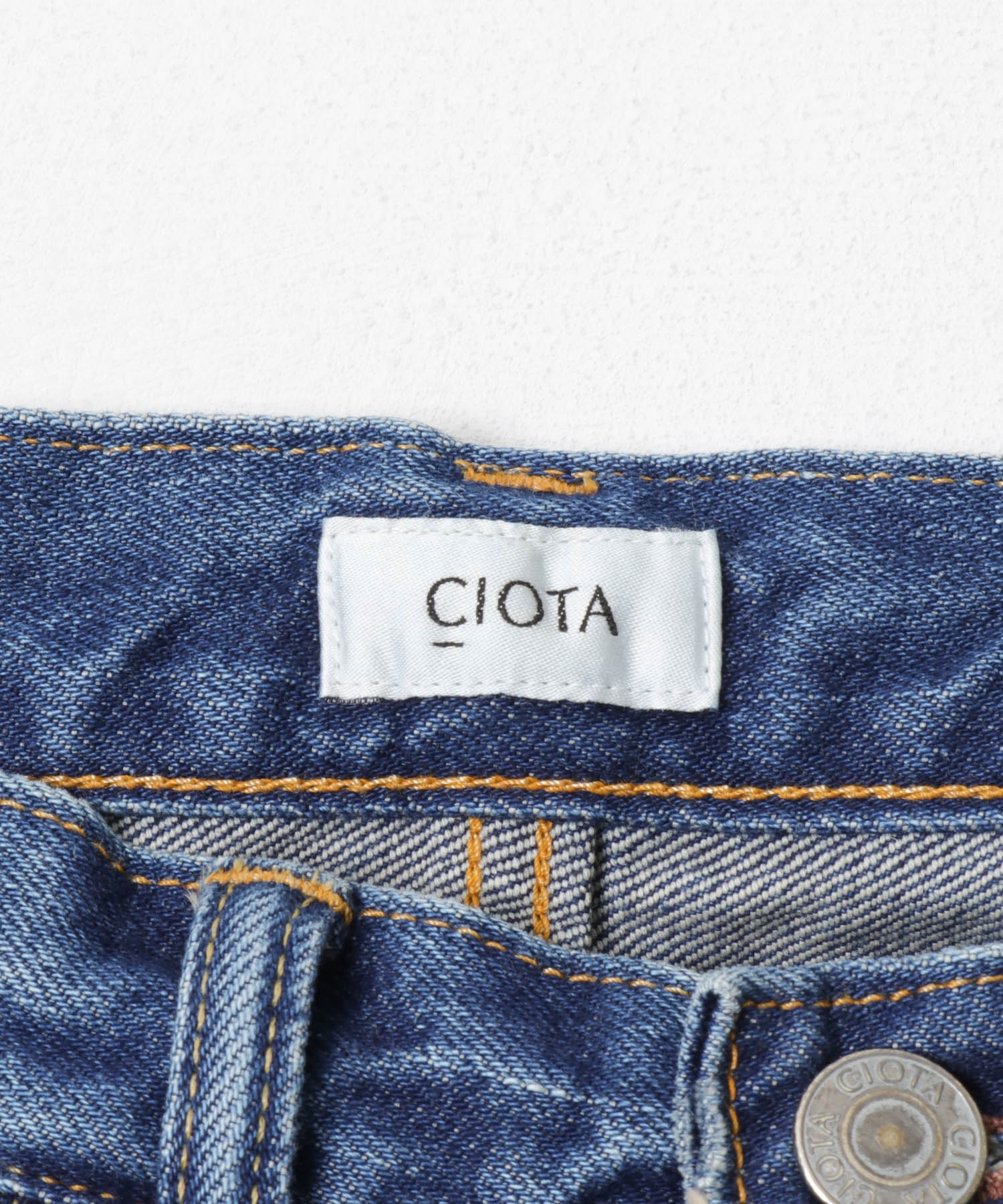 CIOTA　High-rise 5 Pocket Pants MDBL D 26