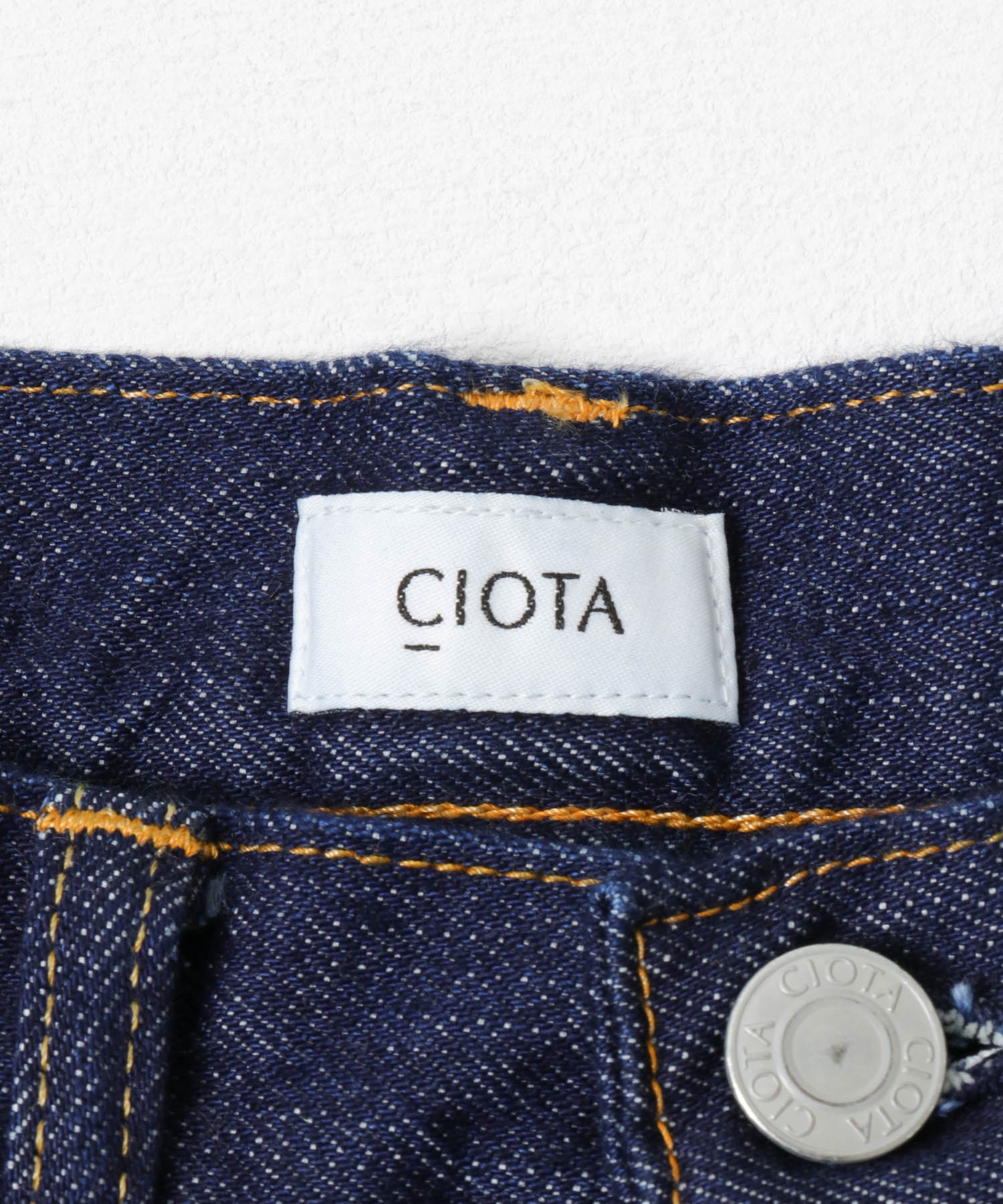 CIOTA　High-rise 5 Pocket Pants Navy 26