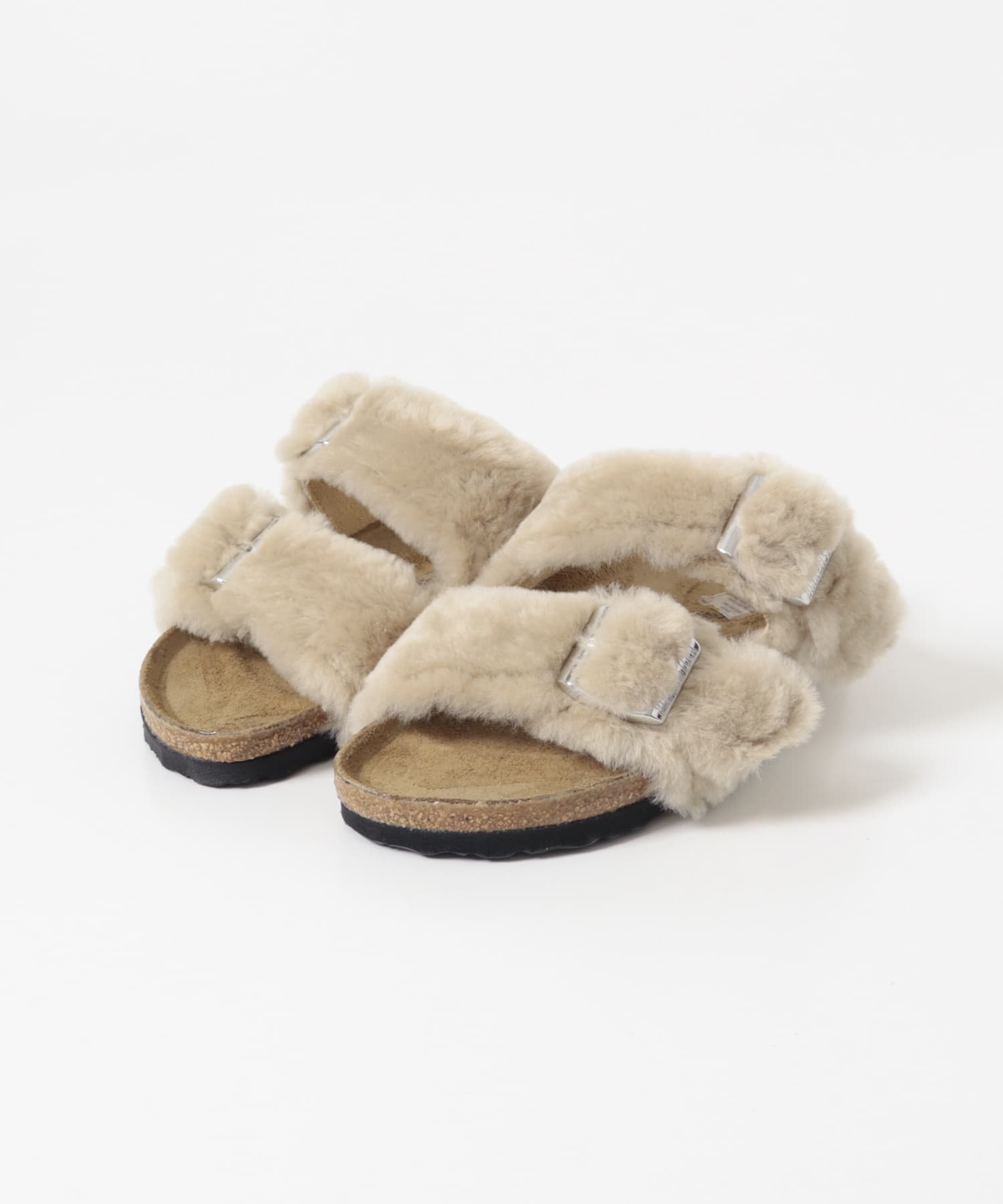 BIRKENSTOCK　Arizona Shearling Sandcastle 36