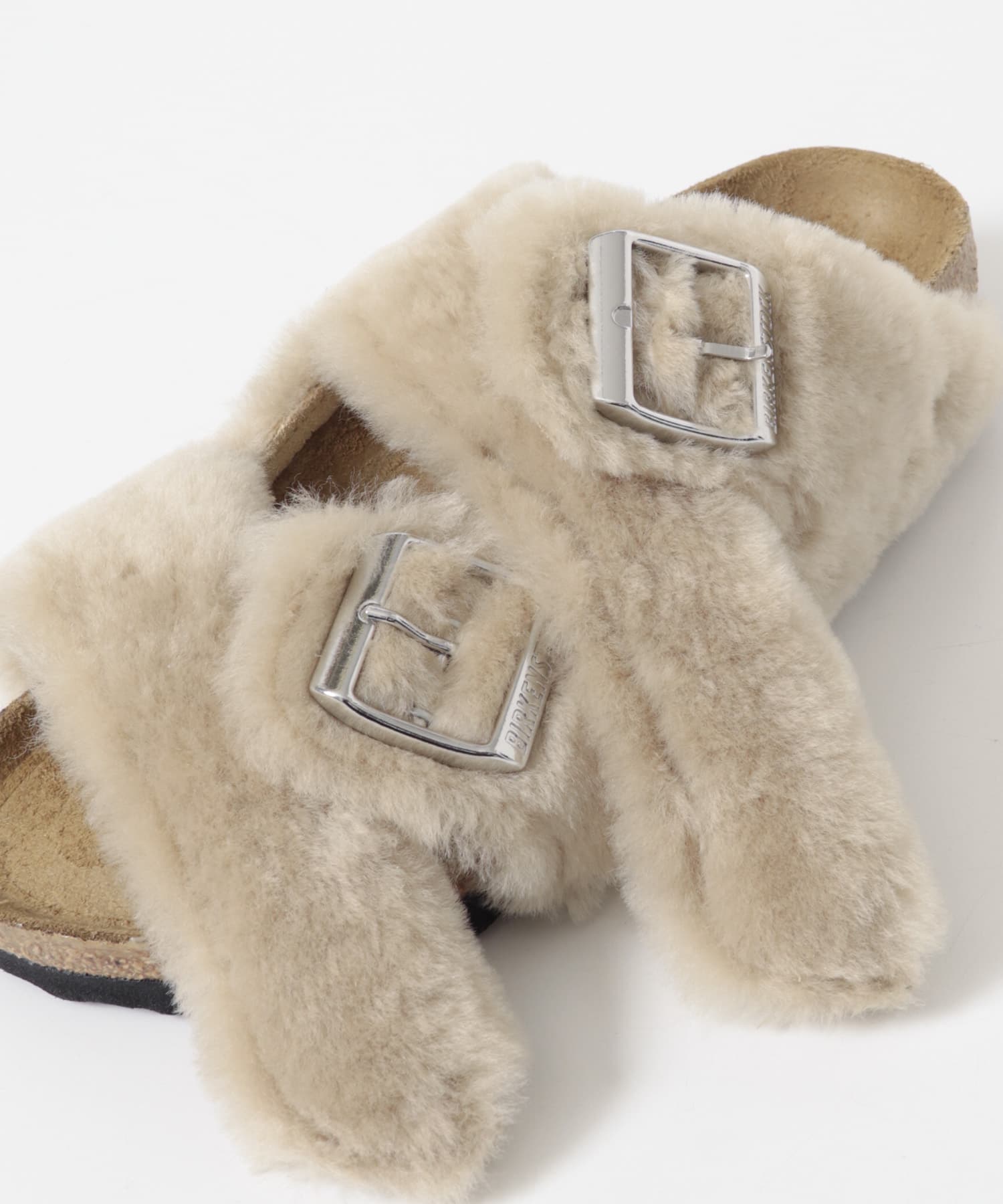 BIRKENSTOCK　Arizona Shearling Sandcastle 36