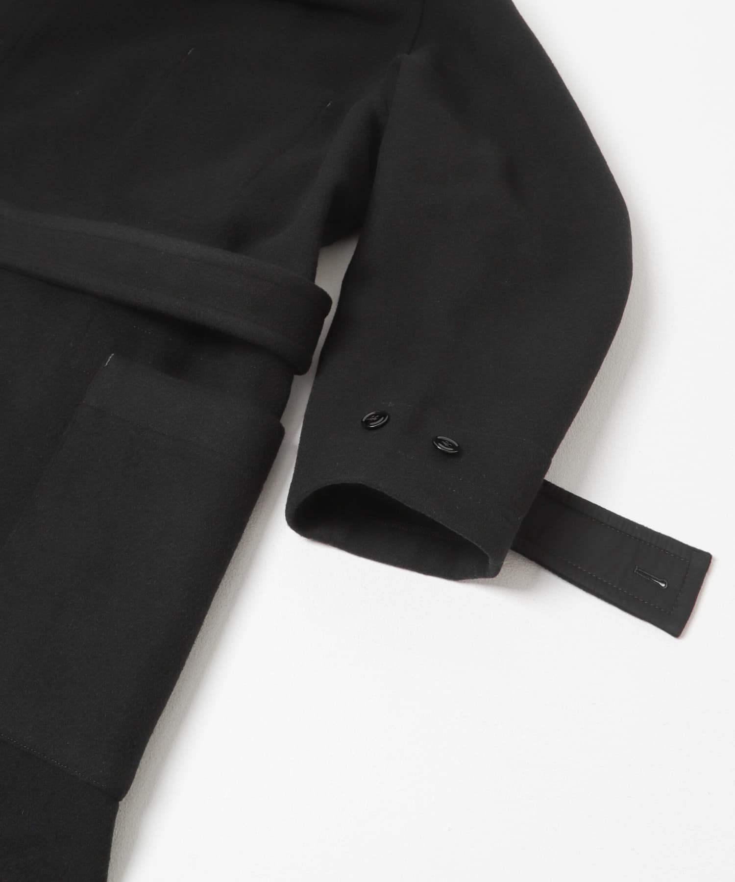 LEMAIRE　WRAP COAT BLACK XS