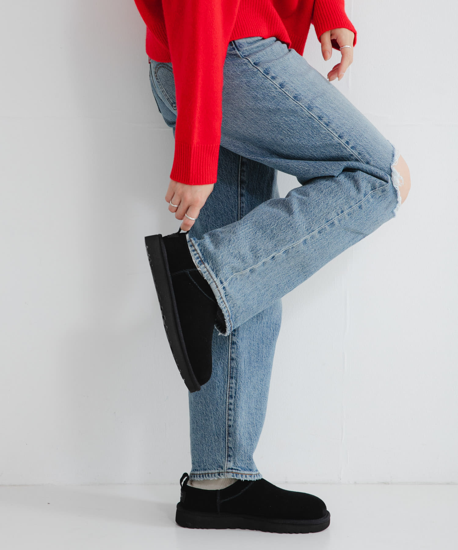 UGG　CLASSIC MICRO BLACK 23