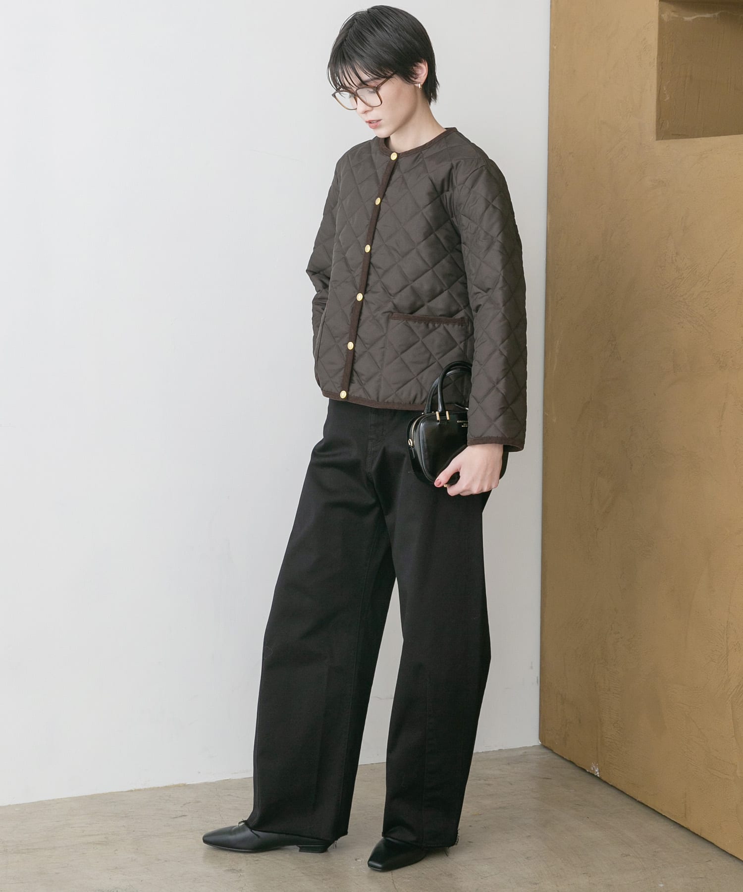 『一部別注カラー』Traditional Weatherwear　ARKLEY A LINE 別注BROWN 34