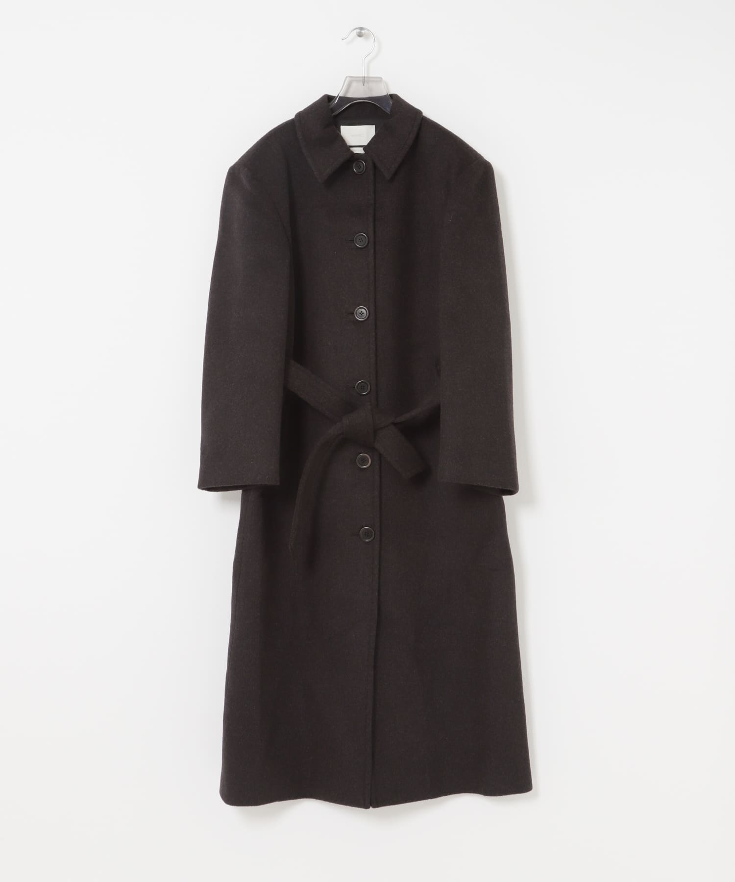 AMOMENTO　SINGLE BREASTED MAXI COAT