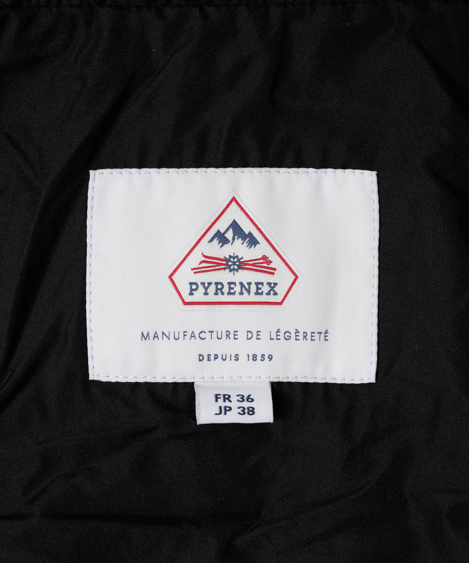 PYRENEX　MASSANA MINI RIPSTOP BLACK 38