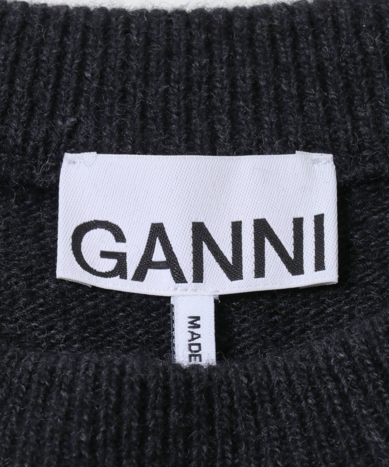 GANNI Graphic Wool Mix Puppy(S Phantom): トップス｜URBAN RESEARCH