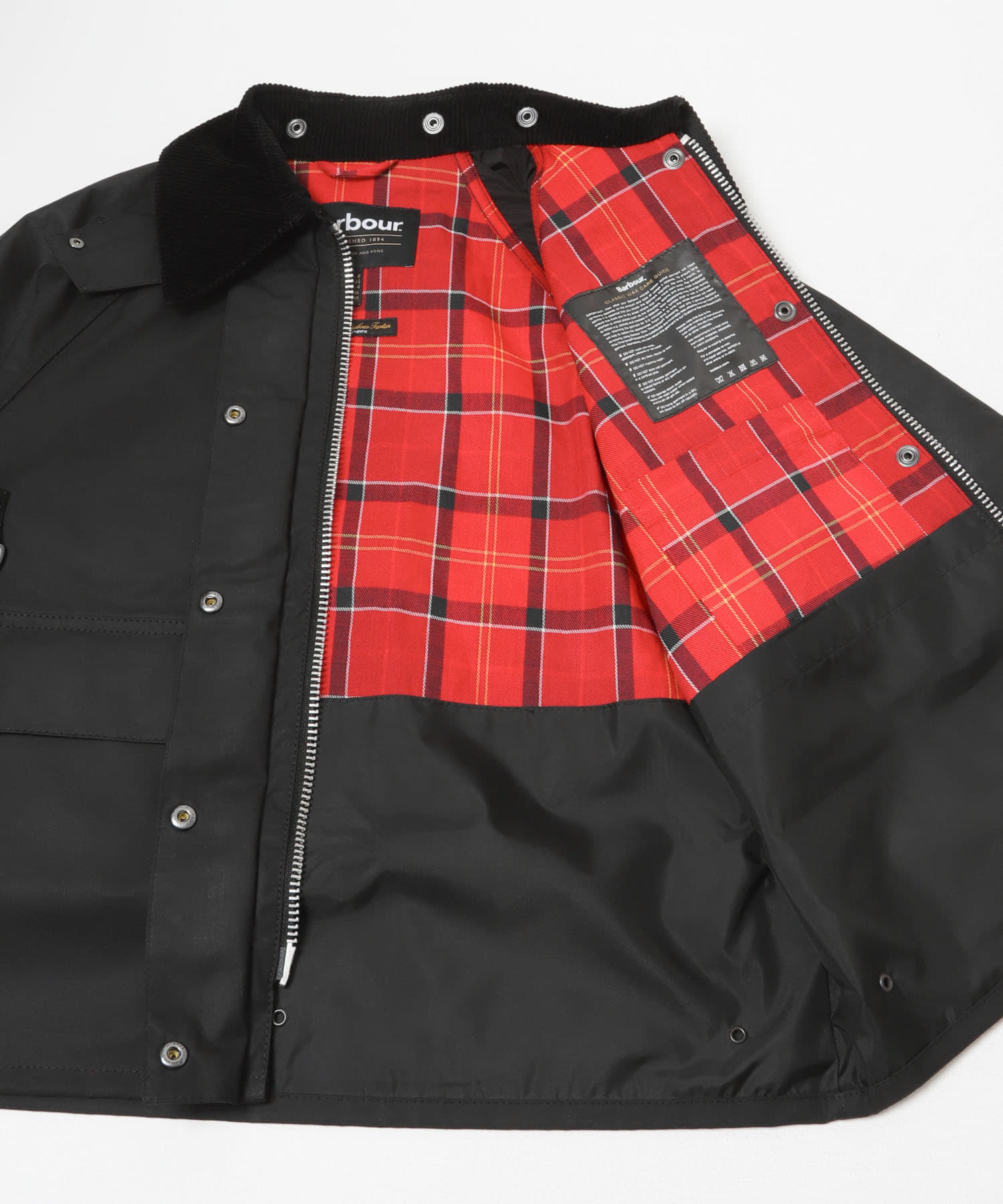Barbour　spey wax jacket black/card 8
