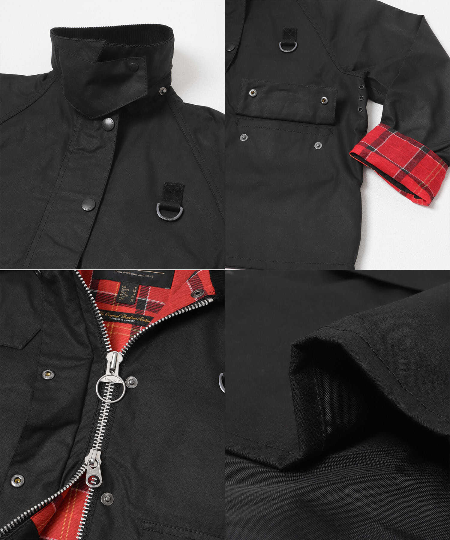 Barbour　spey wax jacket black/card 8