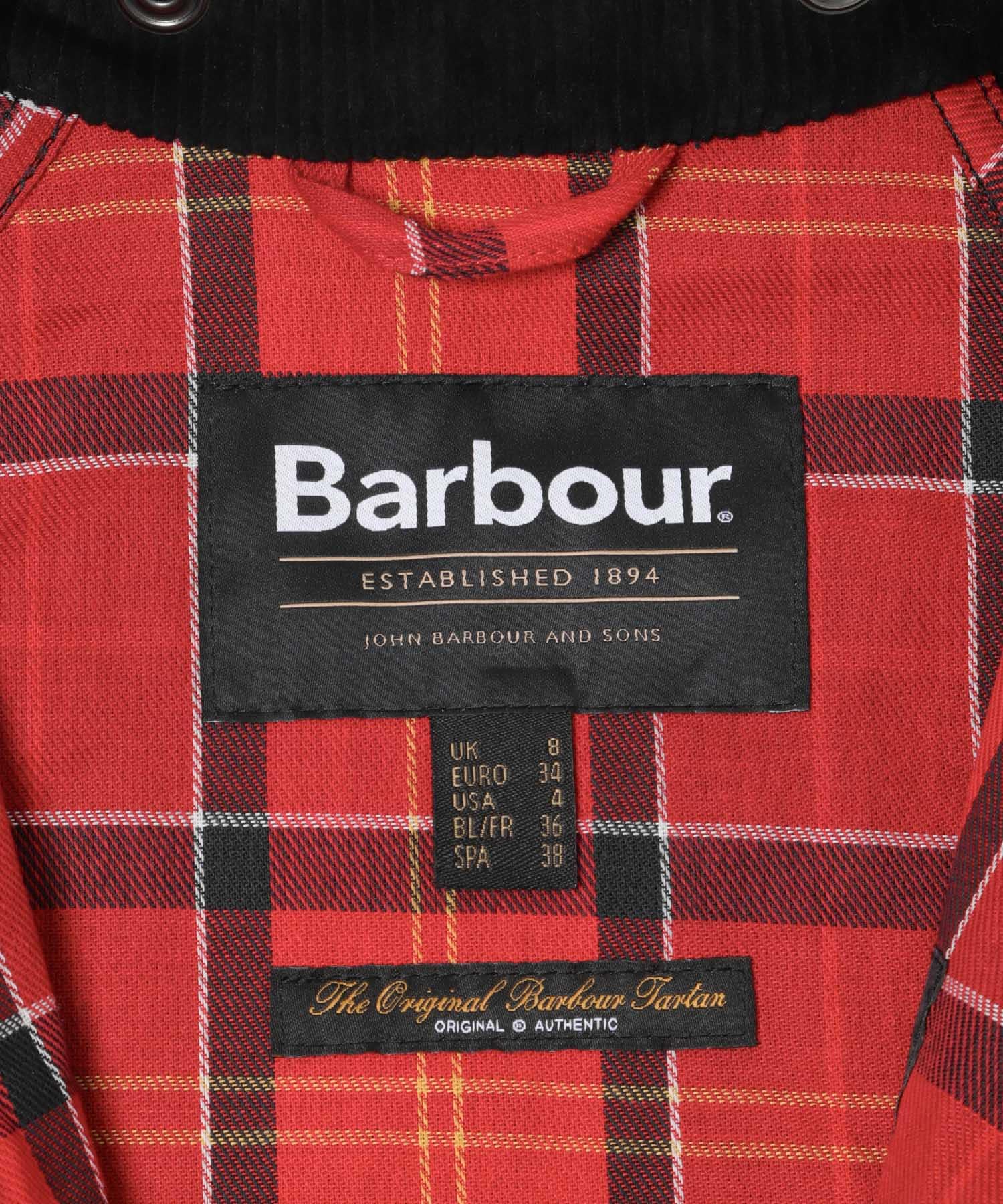 Barbour　spey wax jacket black/card 8