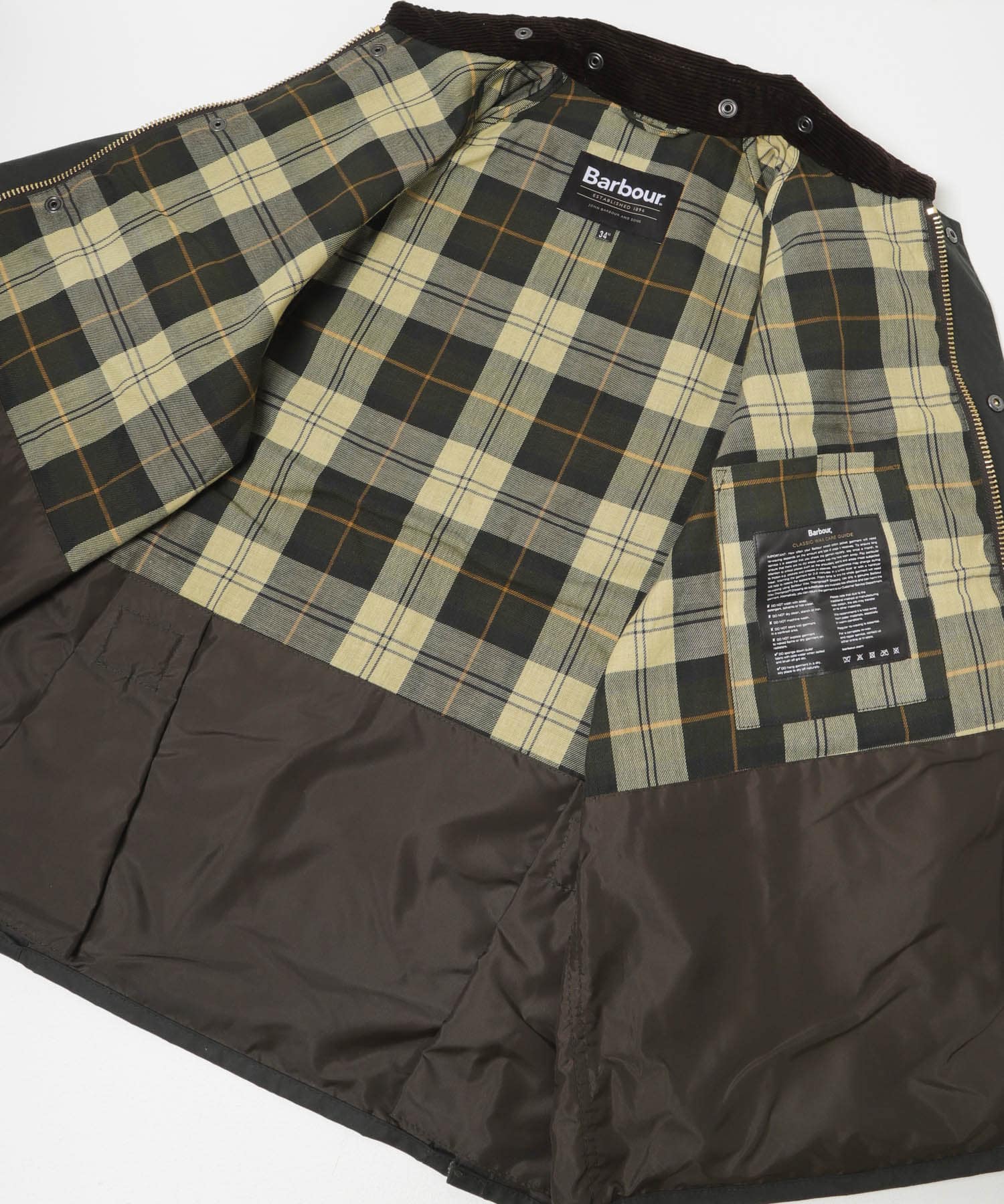 Barbour　os bedale wax jacket sage 34