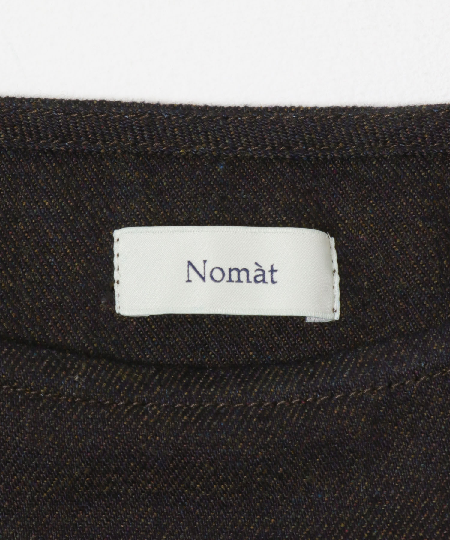 Nomat　WOOL COTTON Blouse Dark Brown 1