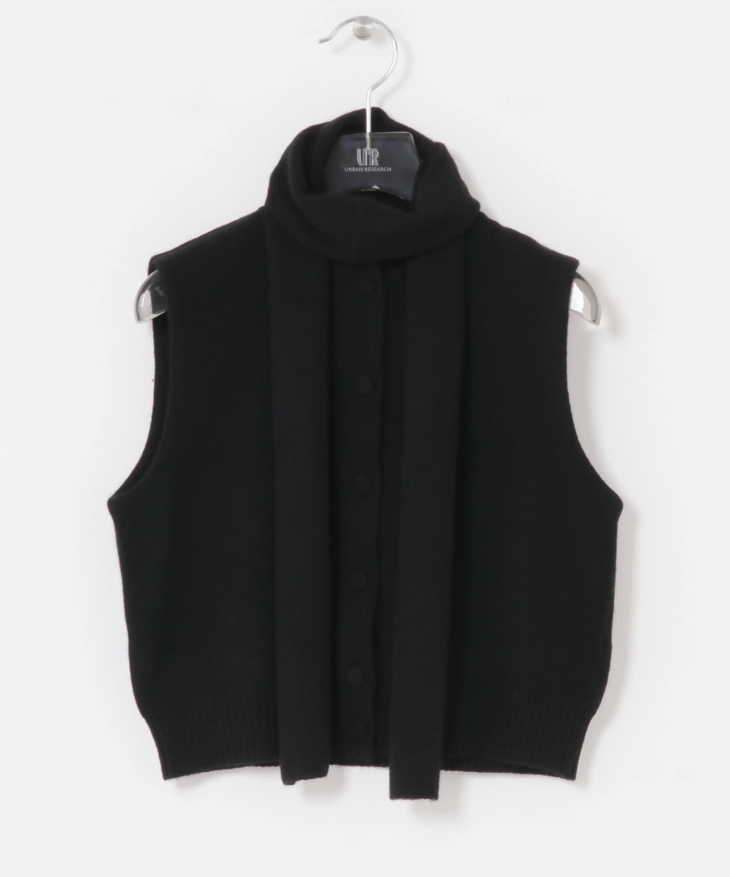 TAN　CASHMERE STRIPED KT VEST