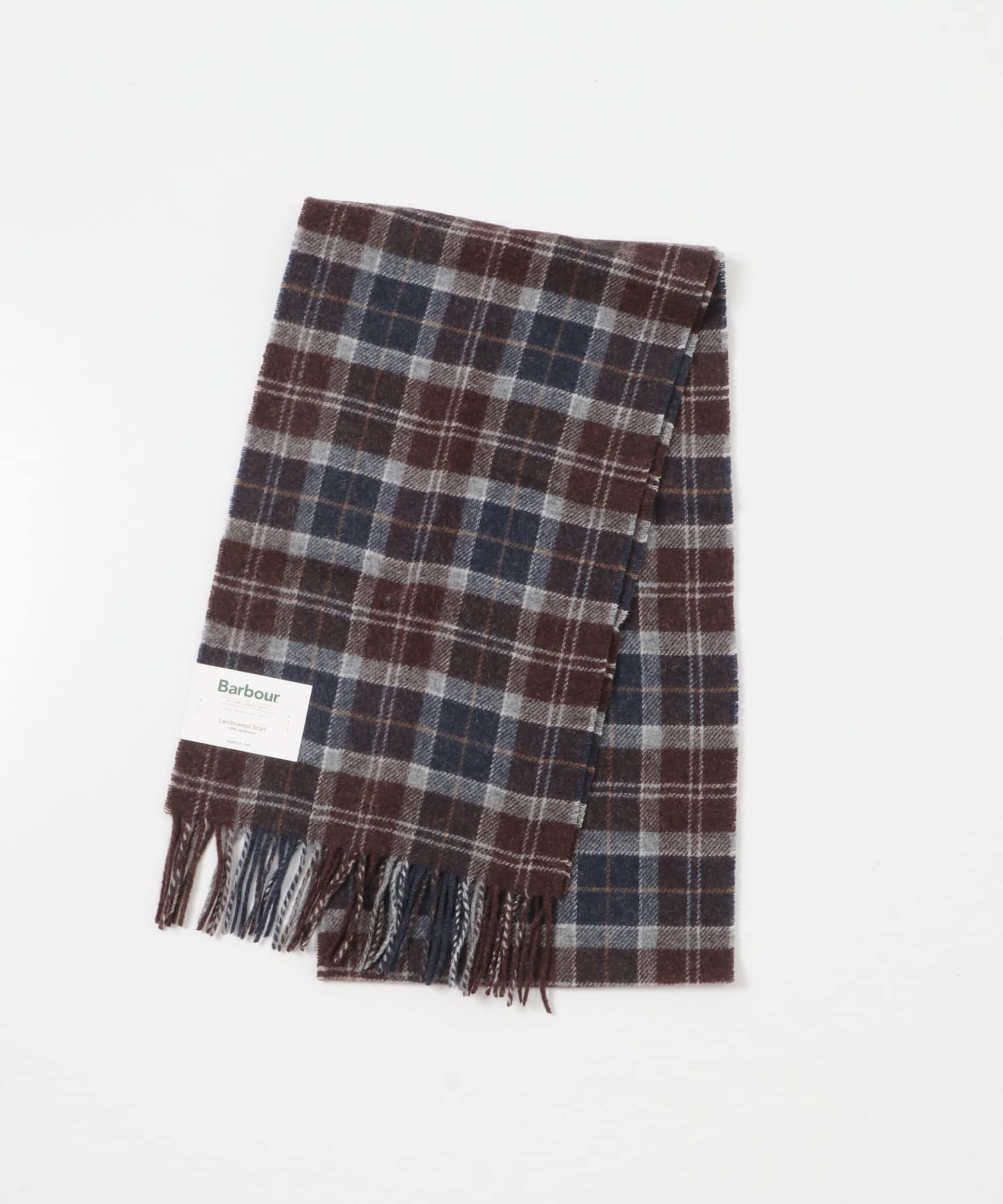 Barbour　tartan lambswool scarf