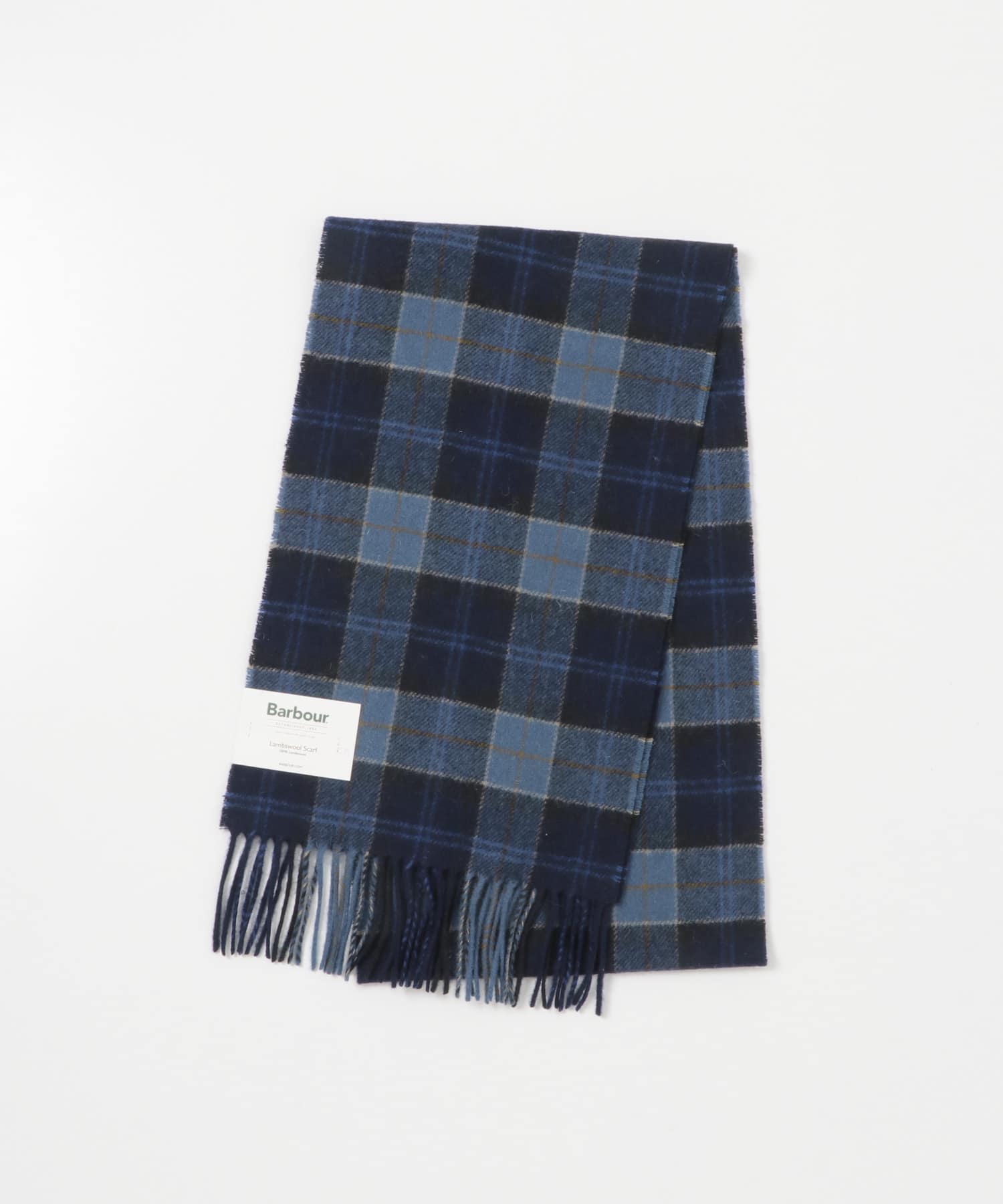 Barbour　tartan lambswool scarf