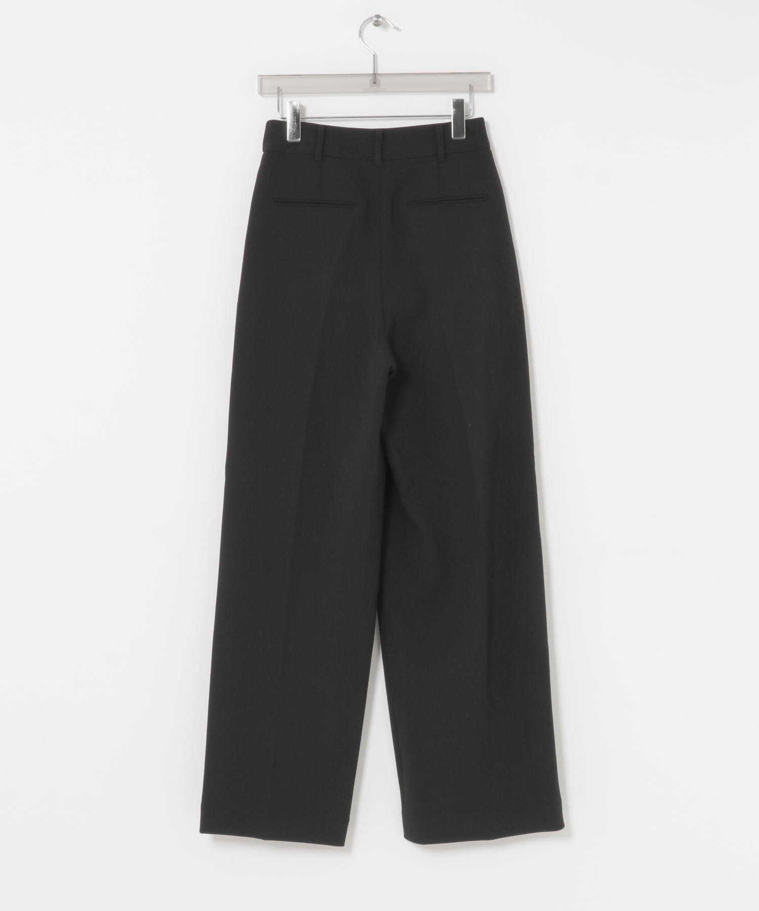 RECTO　DOUBLE PLEATED WIDE PANTS BLACK S