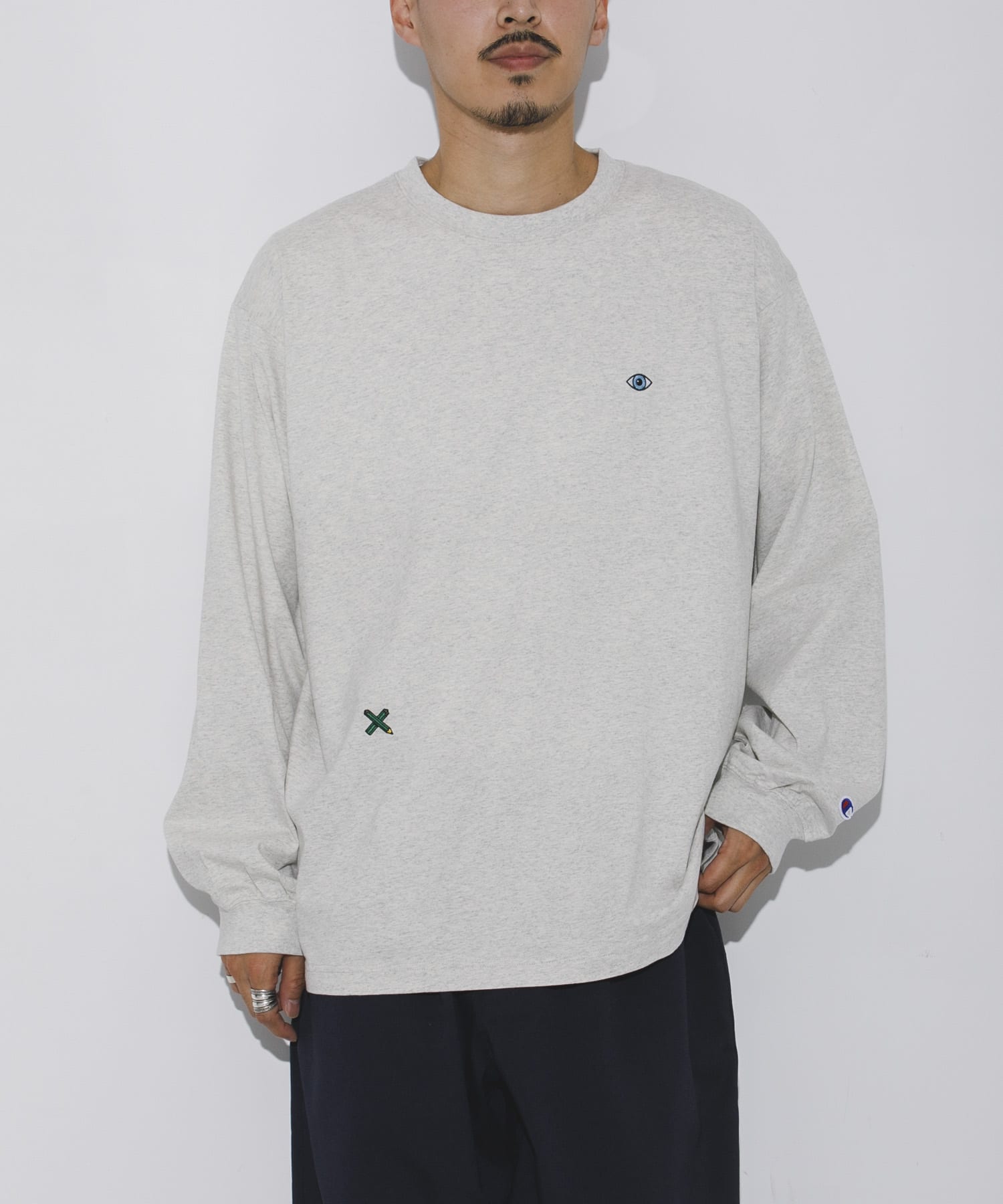 LOWERCASE　L/S TEE byFACEOKA
