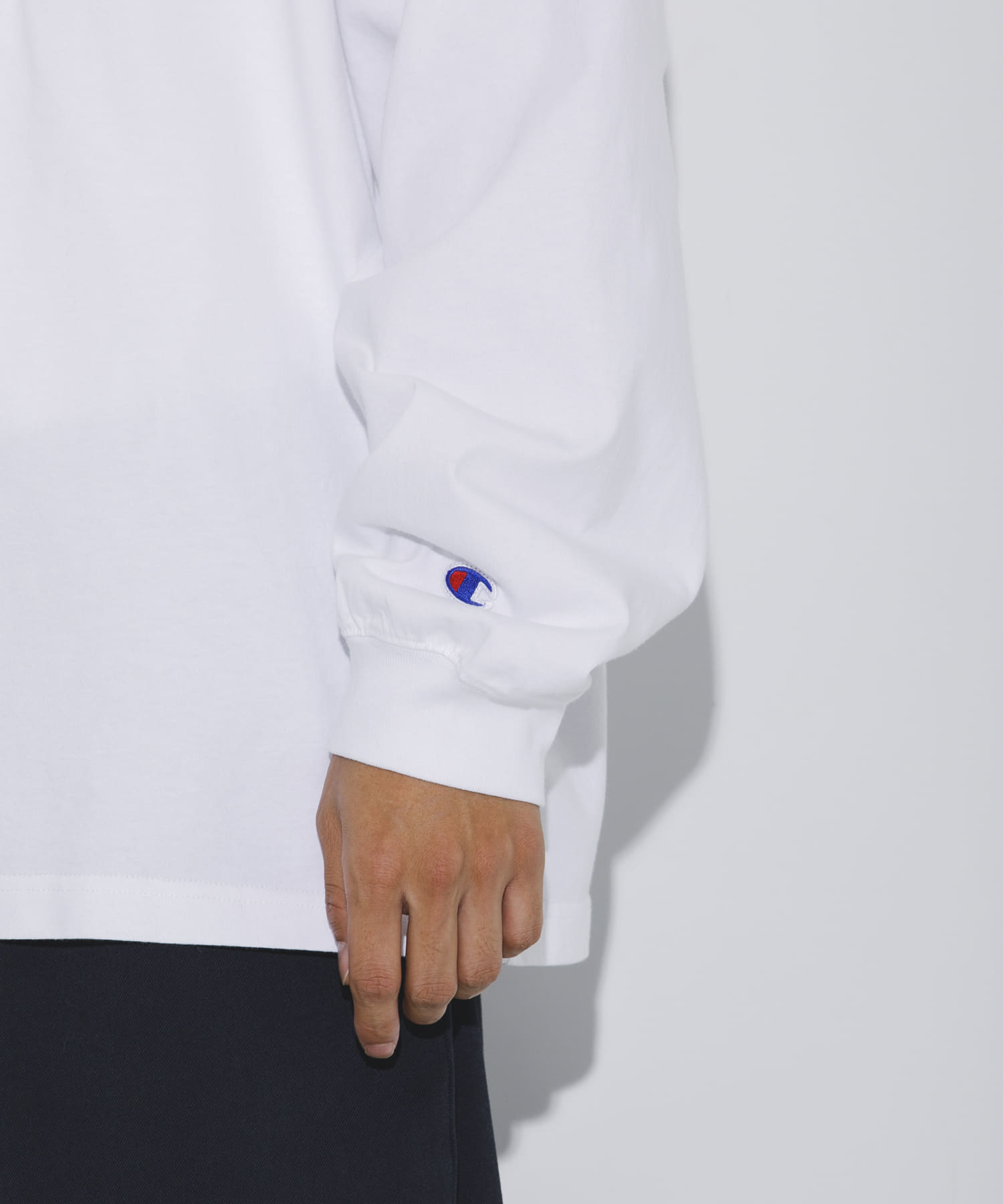 LOWERCASE　L/S TEE byFACEOKA 010WHITE L