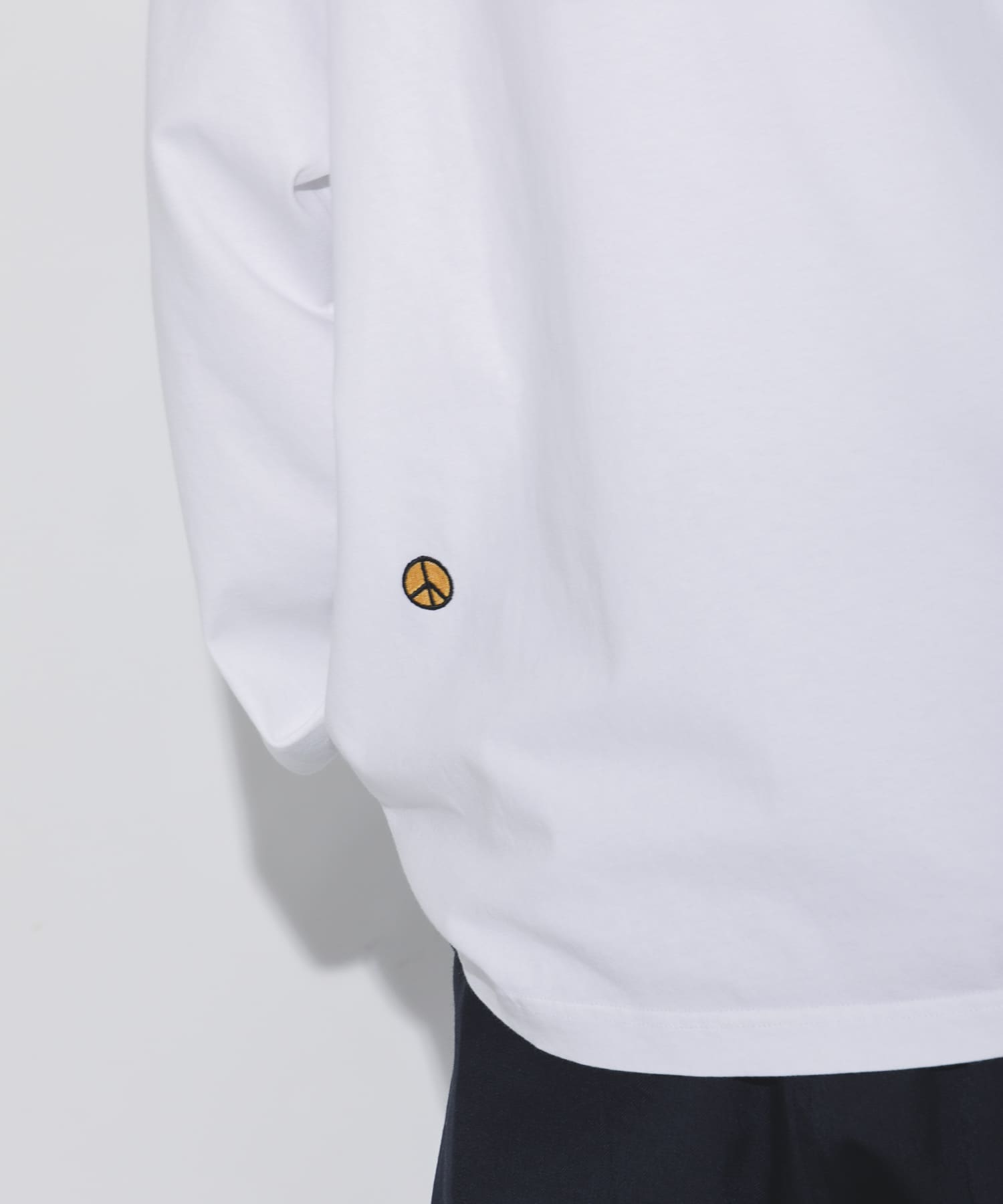 LOWERCASE　L/S TEE byFACEOKA 010WHITE L