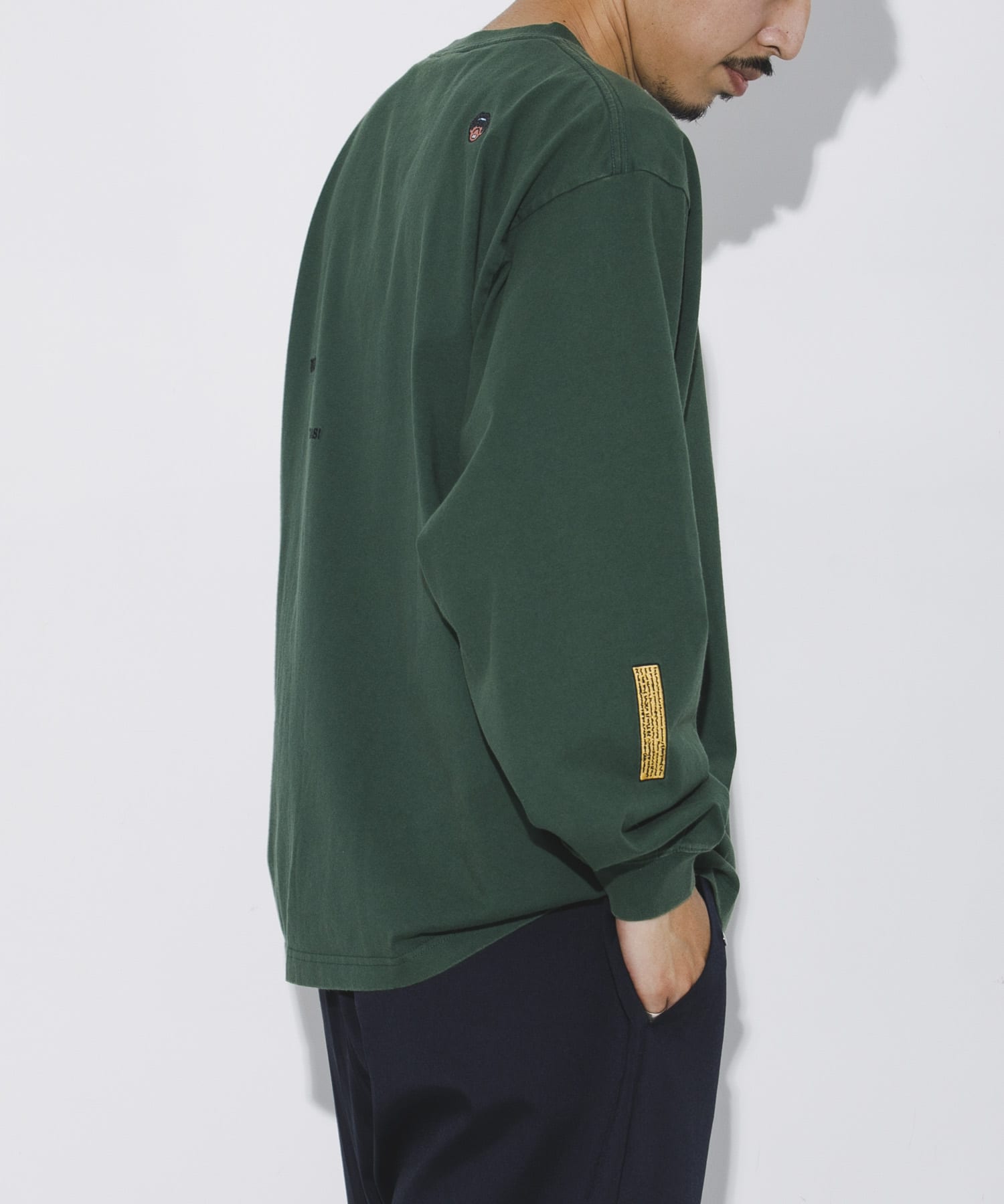 LOWERCASE　L/S TEE byFACEOKA 670GREEN M
