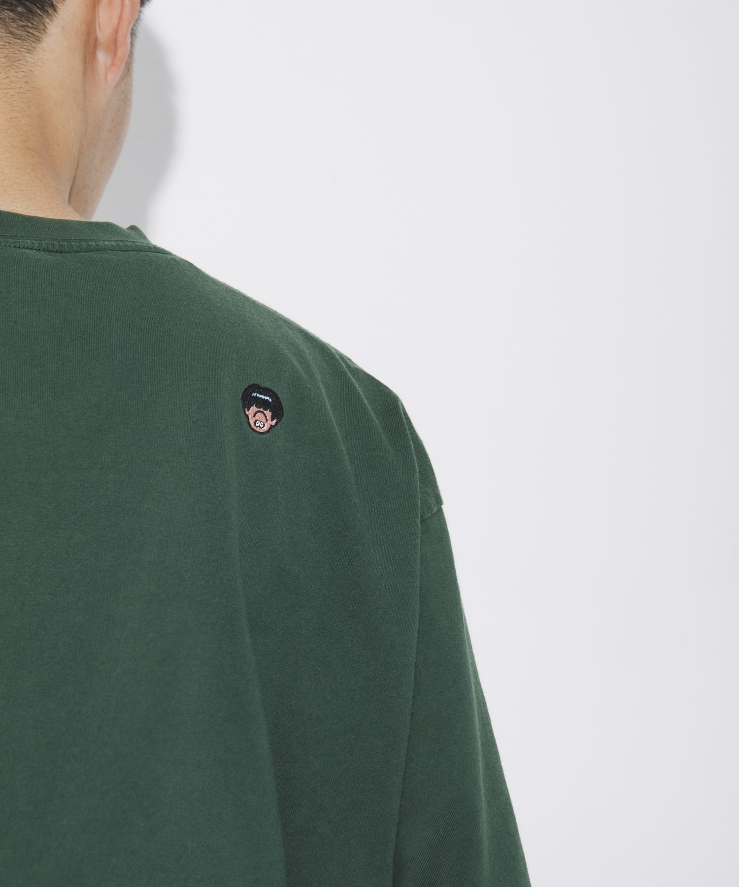 LOWERCASE　L/S TEE byFACEOKA 670GREEN M