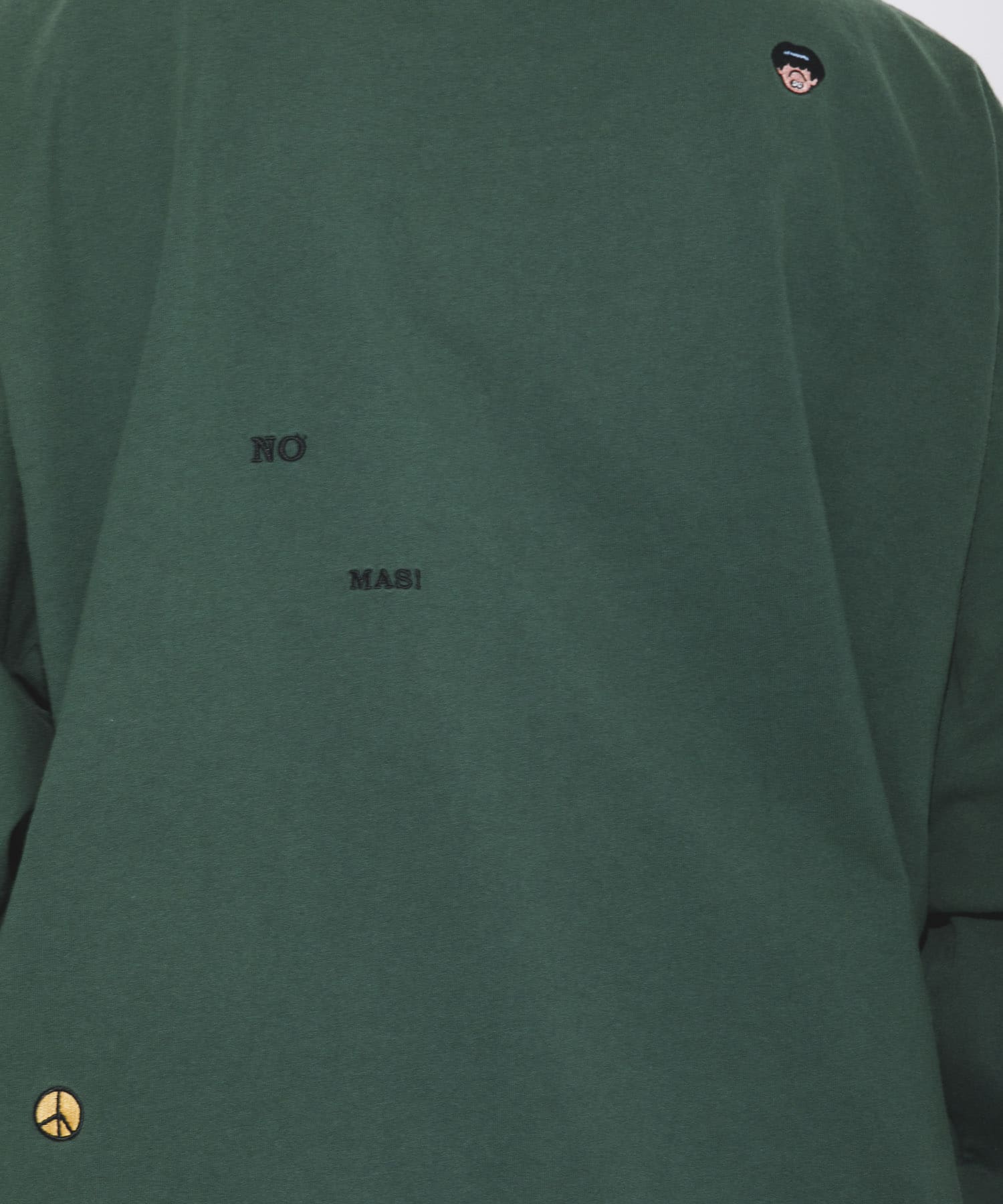 LOWERCASE　L/S TEE byFACEOKA 670GREEN M