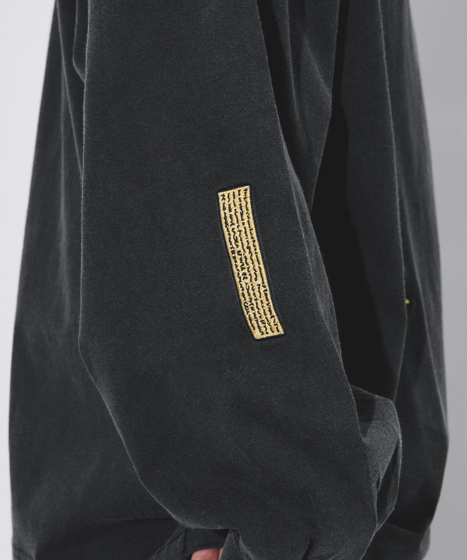 LOWERCASE　L/S TEE byFACEOKA 090BLACK M