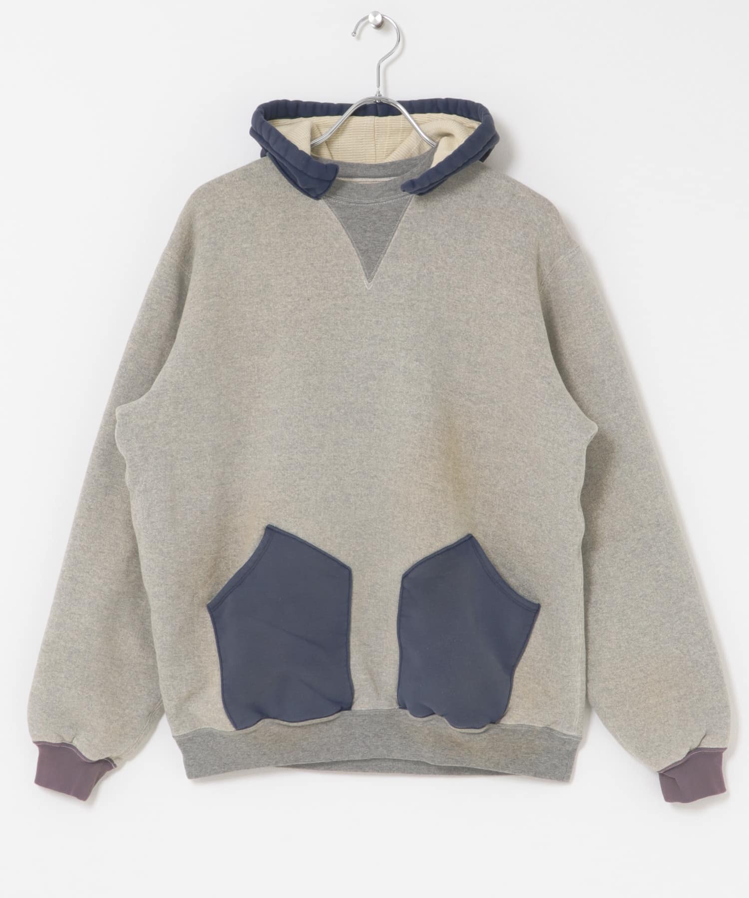 A PRESSE　Vintage Attached Hood Sweat Parka