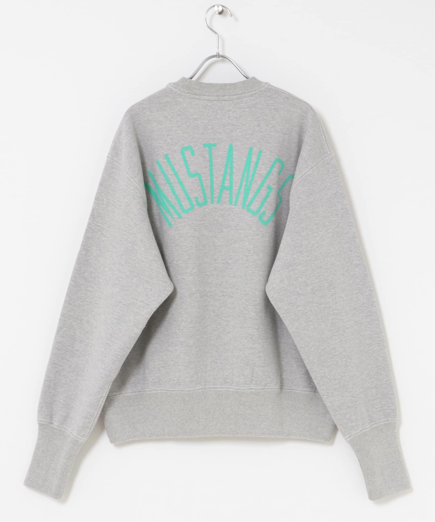 Unlikely　Simple SweatCrew MUSTANGS Gray M