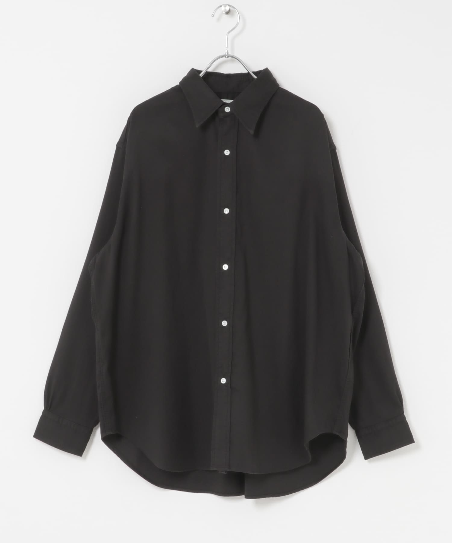 A PRESSE　Double Weave Twill Regular Collar Shirt