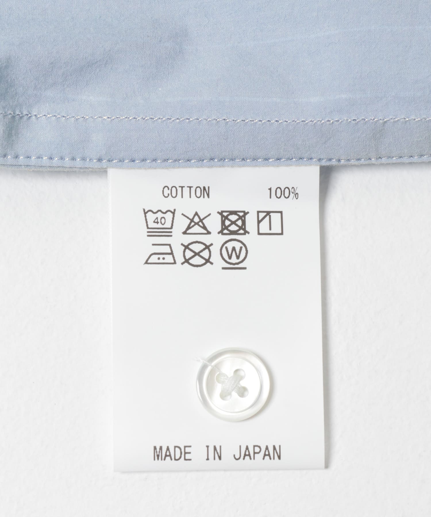 SFC　COTTON STRIPE KUNG FU SHIRT SAX M