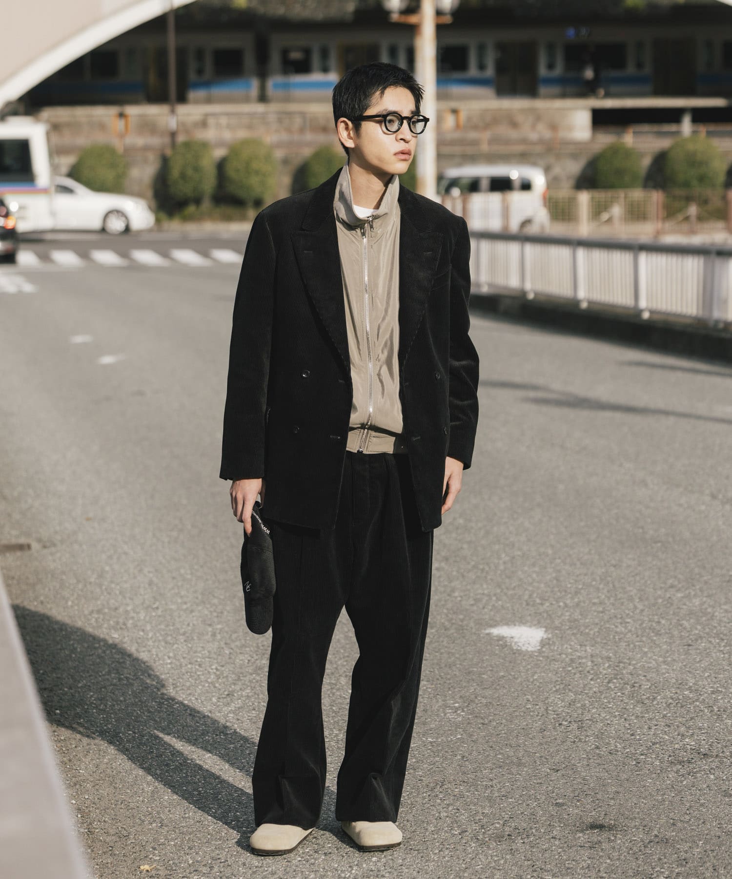 『別注』NEAT×URBS　HD Corduroy Wide-OLD サイズ46 別注』NEAT×URBS HD Corduroy Wide-OLD(44 BLACK): ボトム｜URBAN