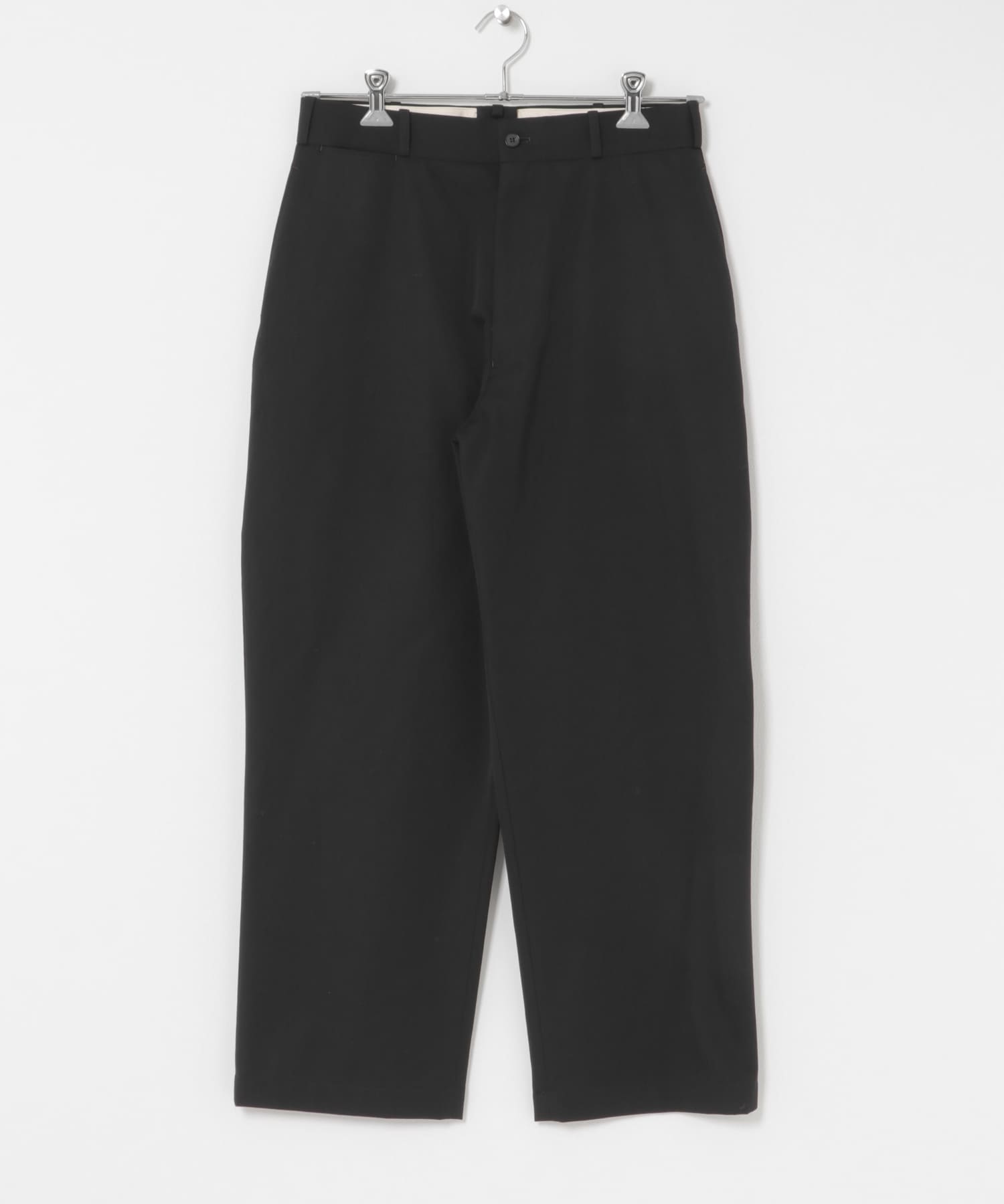 new basic Wool Silk Gabardine Pants(M BLACK): ボトム｜URBAN