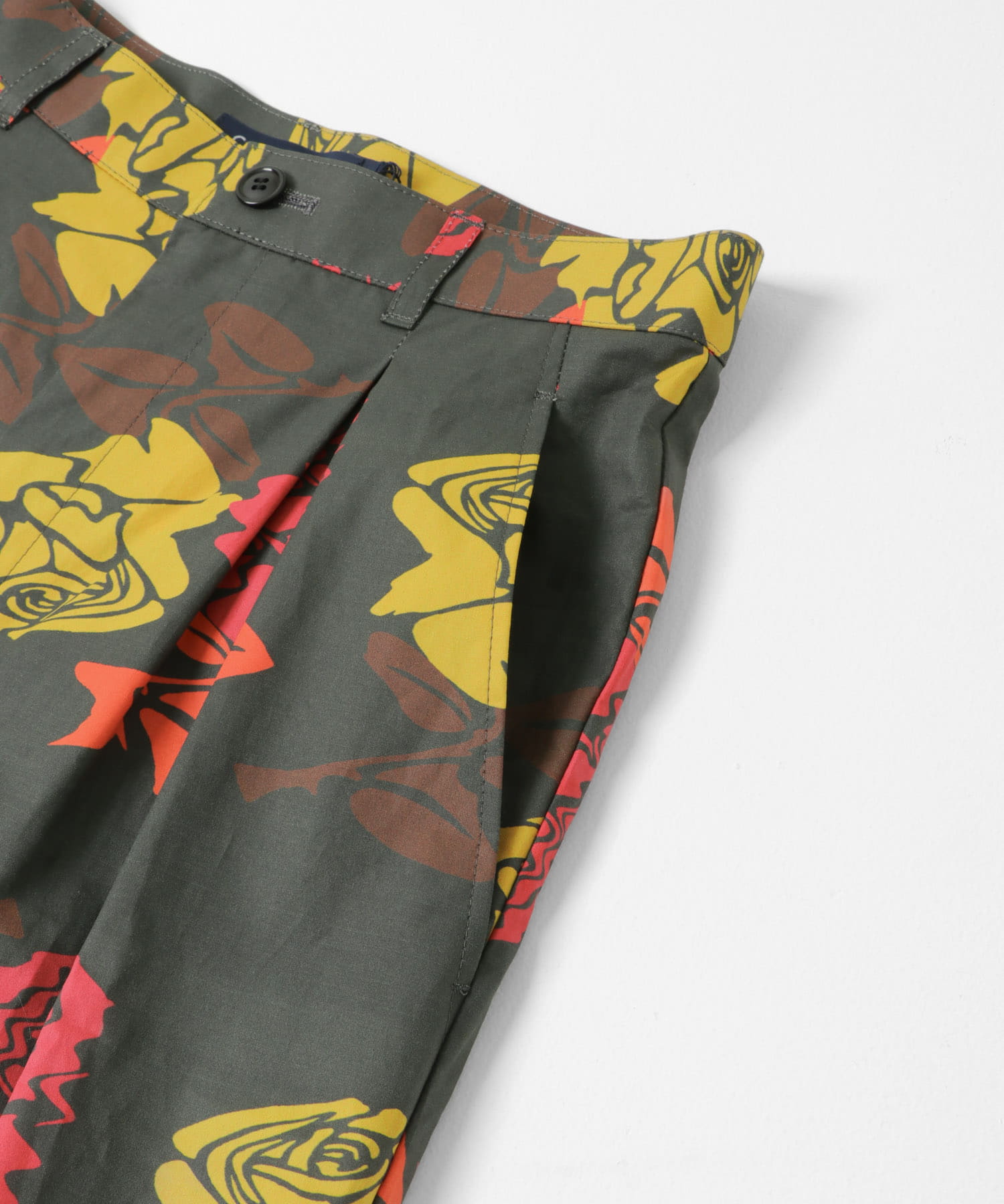 COGNOMEN　W.FANTASISTA FLOWER PANTS CHARCOAL S